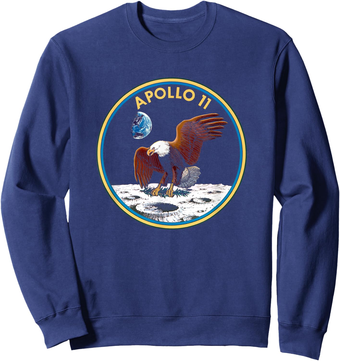 NASA Apollo 11 Mission Badge Sweatshirt - Sweatshirt | Navy
