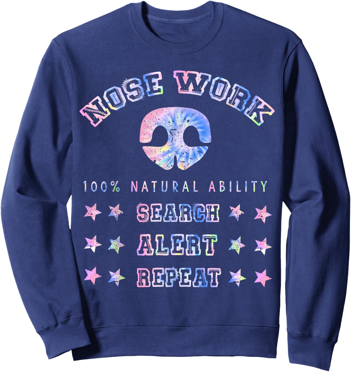 Dog Sport Training Nosework Nose Work Scent Work For Dogs Sweatshirt - Sweatshirt | Navy
