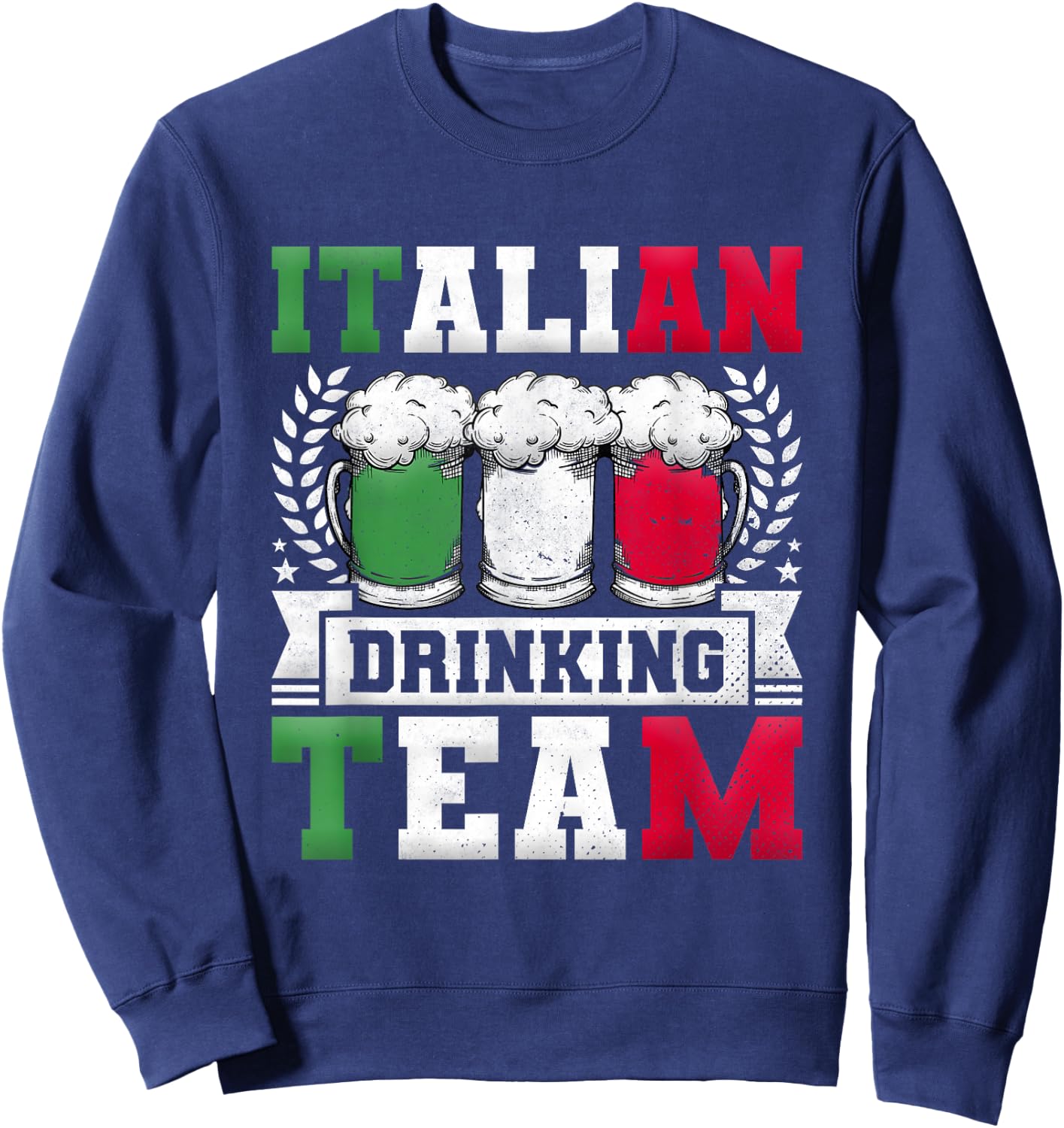Italian Drinking Team, Beer Day Sweatshirt - Sweatshirt | Navy