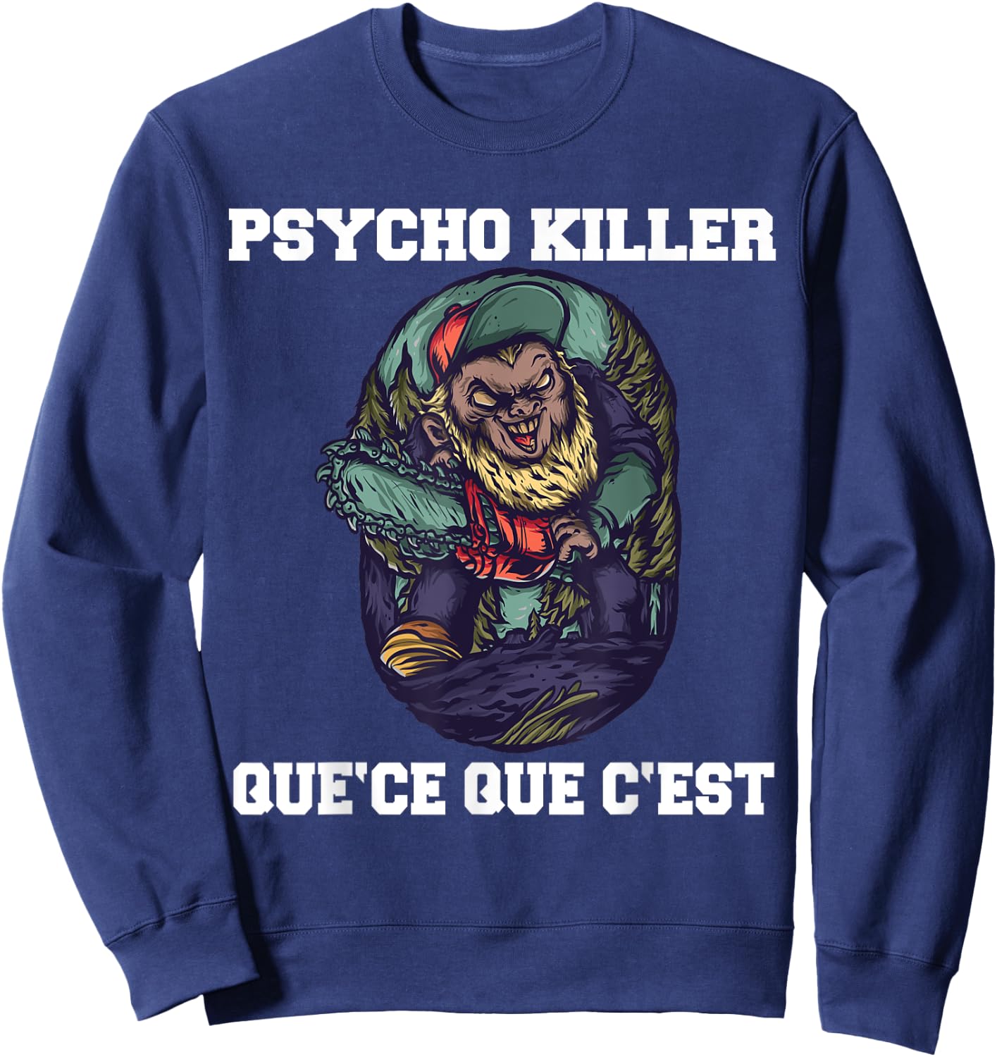 Psycho Killer Sweatshirt - Sweatshirt | Navy