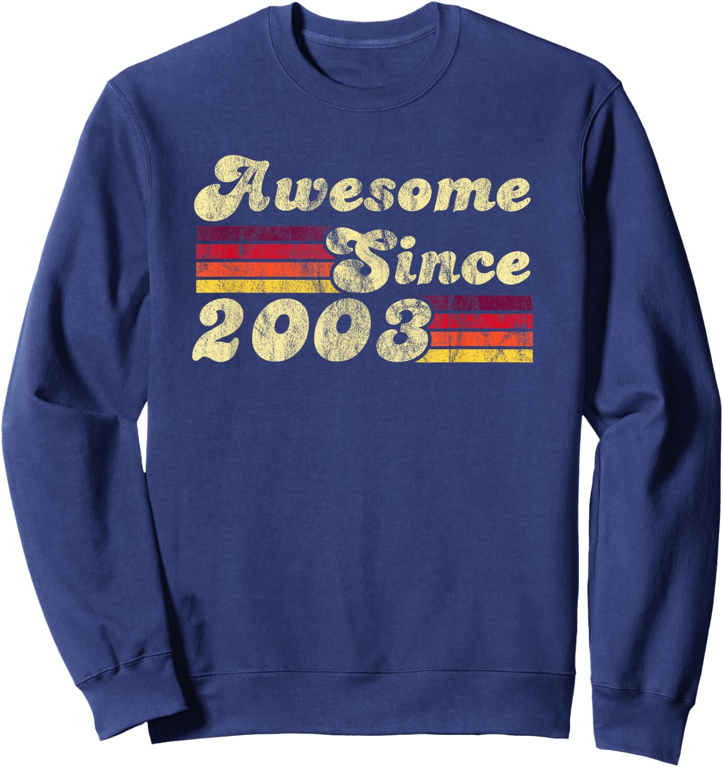 Awesome Since 2003 Vintage Gifts Sweatshirt - Sweatshirt | Navy