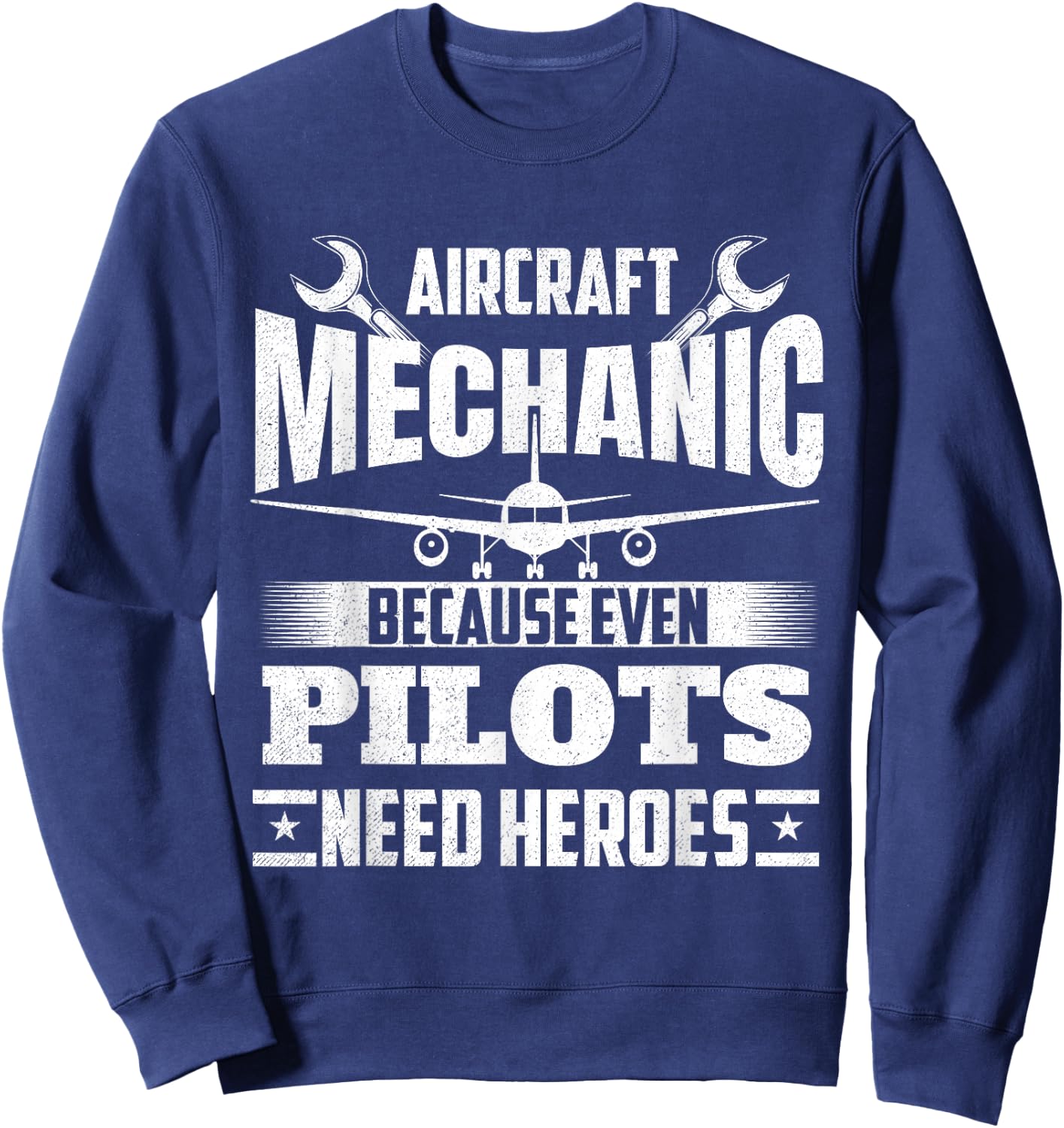 Aircraft Mechanic - Airplane Maintenance Engineer Aviation Sweatshirt - Sweatshirt | Navy