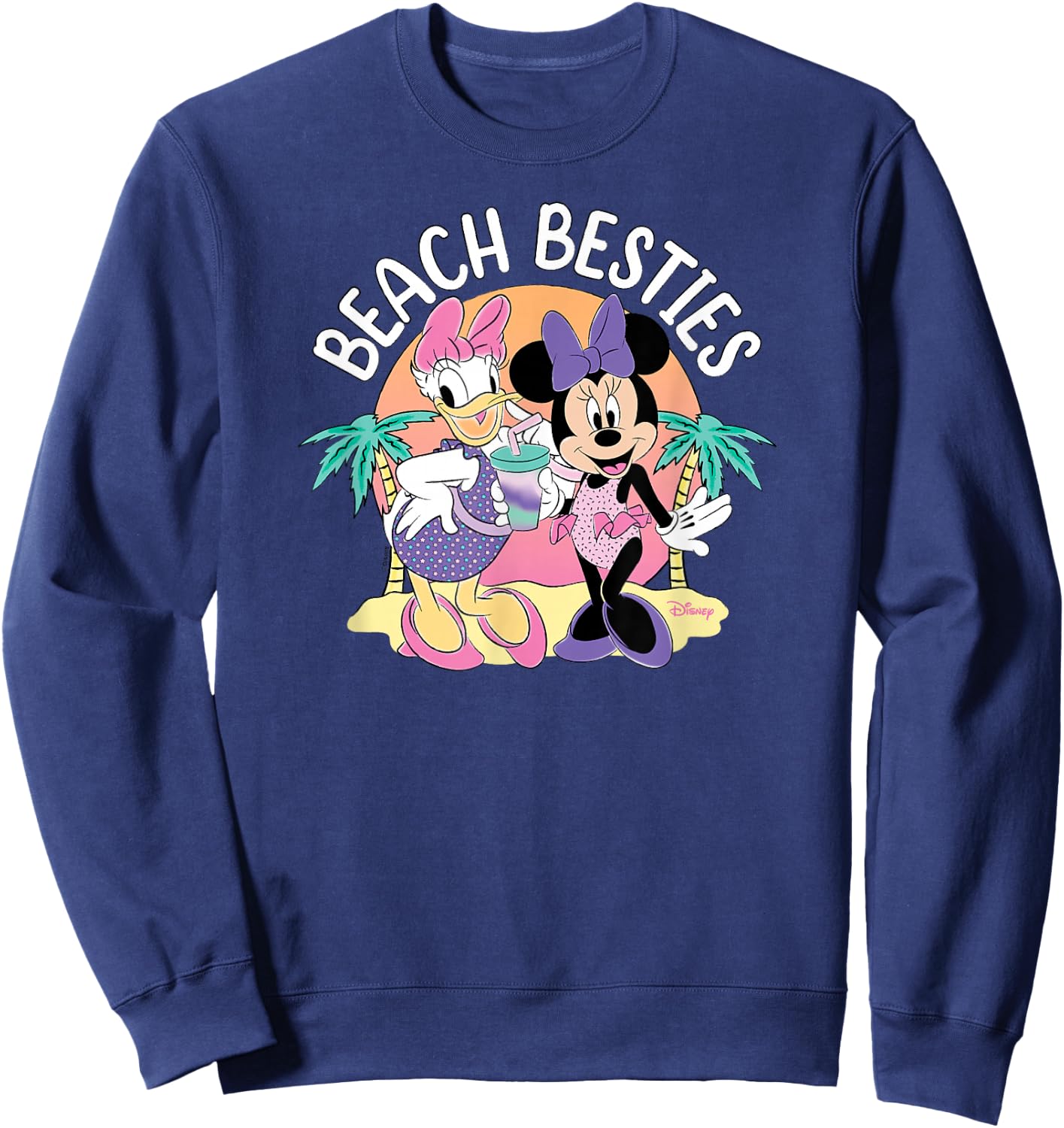 Disney - Minnie Daisy Beach Besties Sweatshirt - Sweatshirt | Navy