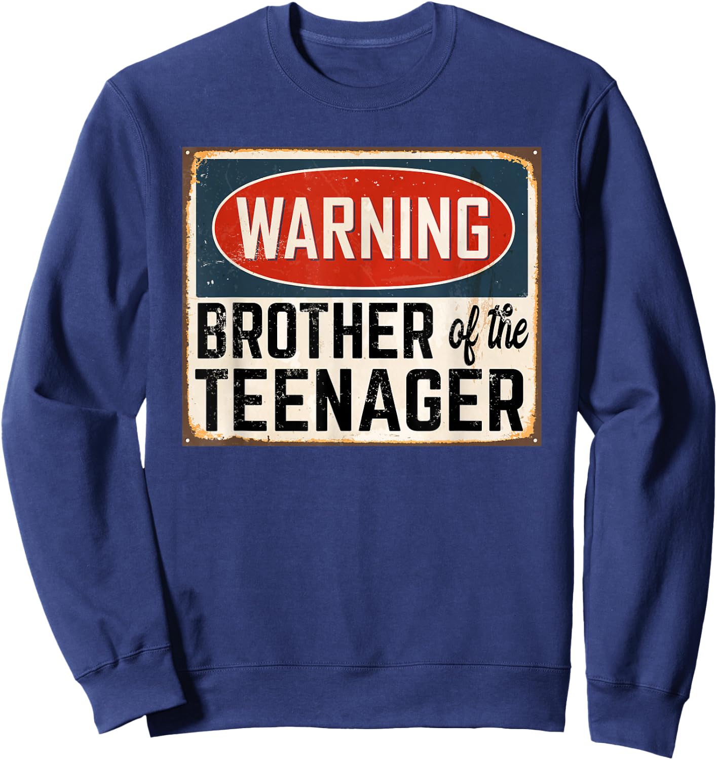 Matching Brother of the Official Teenager 13th Birthday Sweatshirt - Sweatshirt | Navy