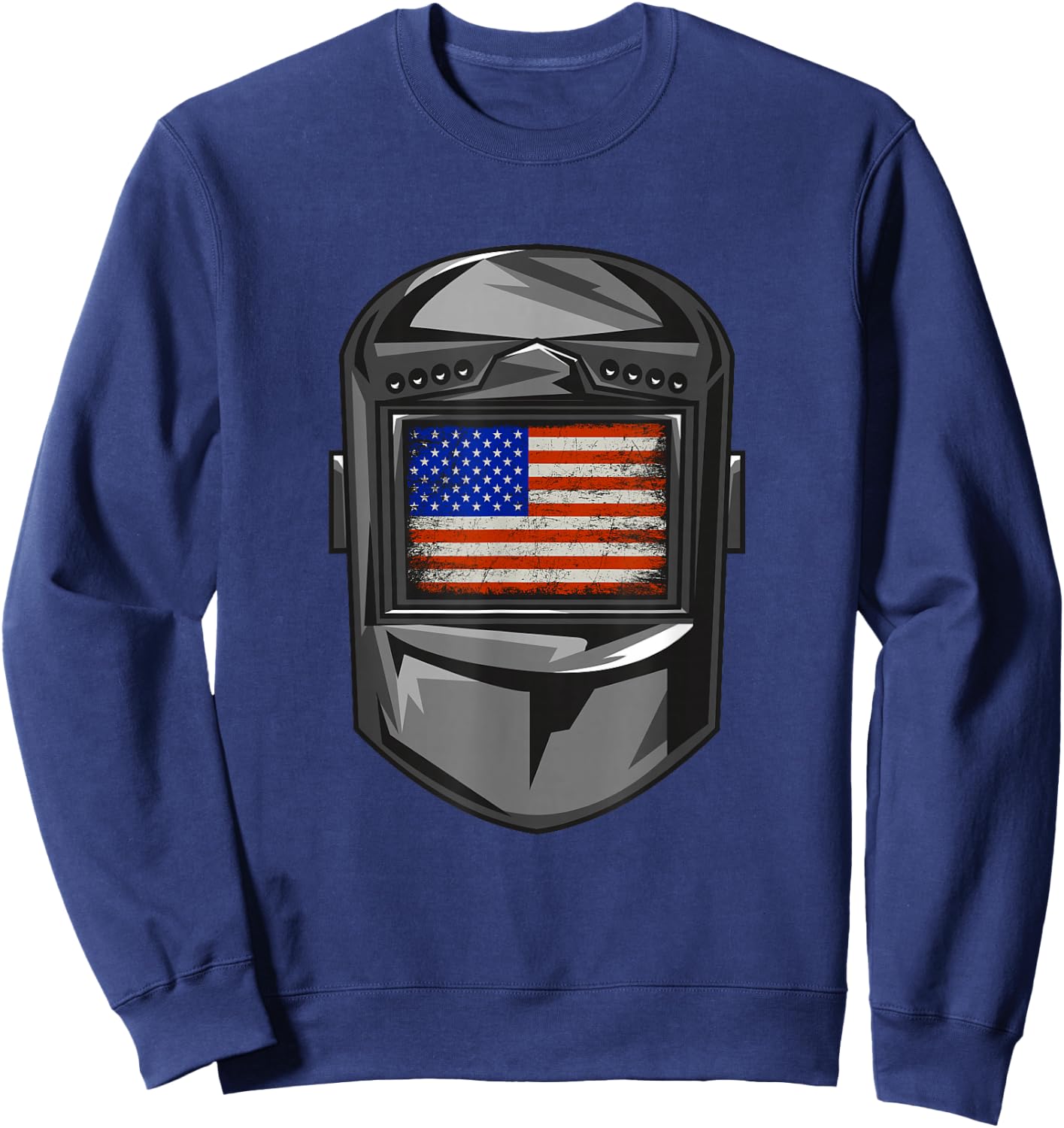 Welder American Flag Sweatshirt - Sweatshirt | Navy