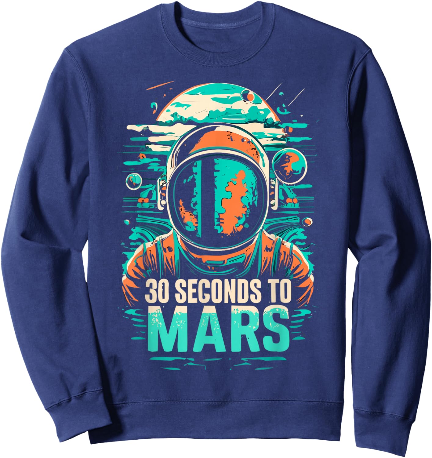30 Seconds to Mars Sweatshirt - Sweatshirt | Navy