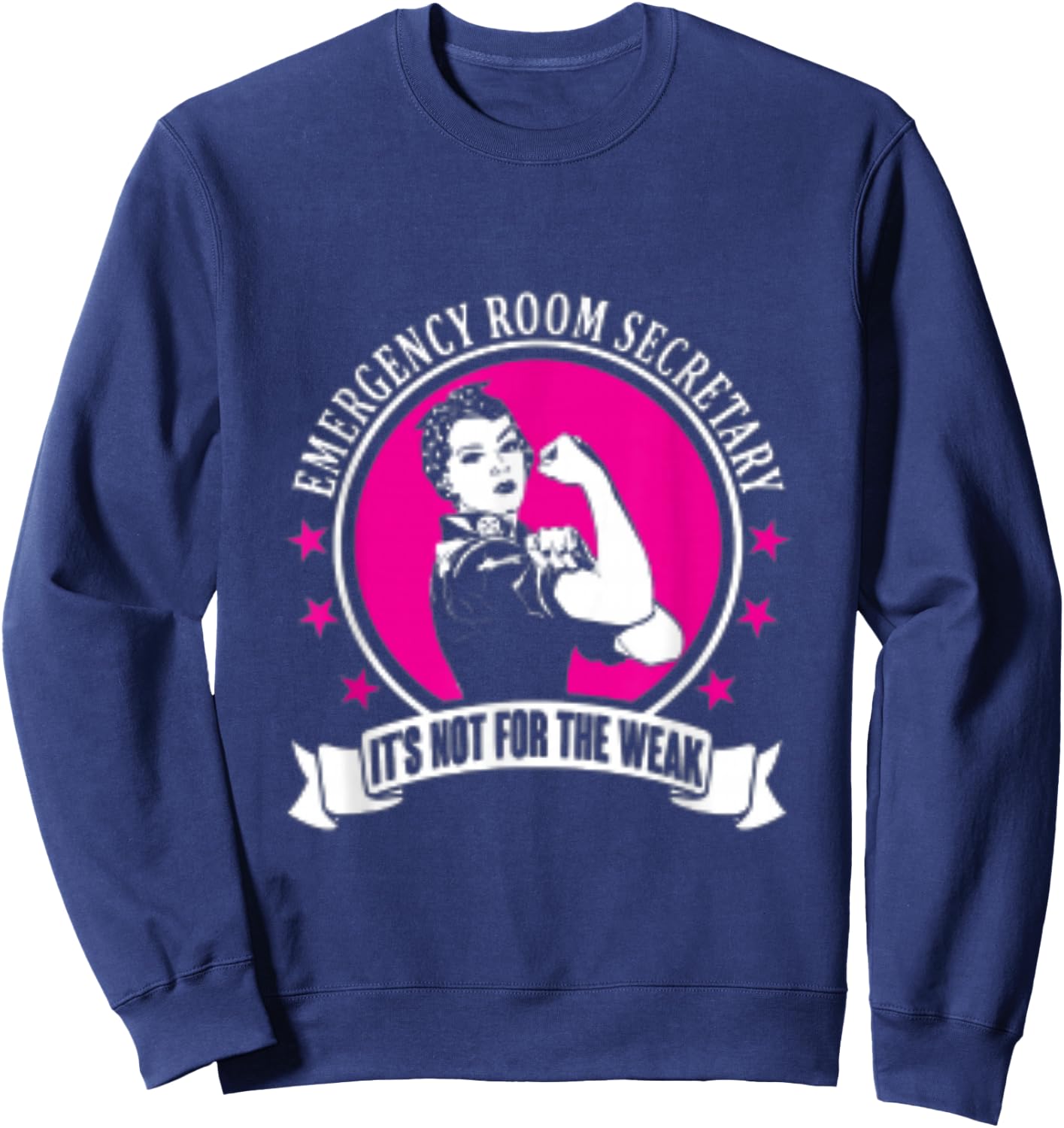 Emergency Room Secretary Sweatshirt - Sweatshirt | Navy