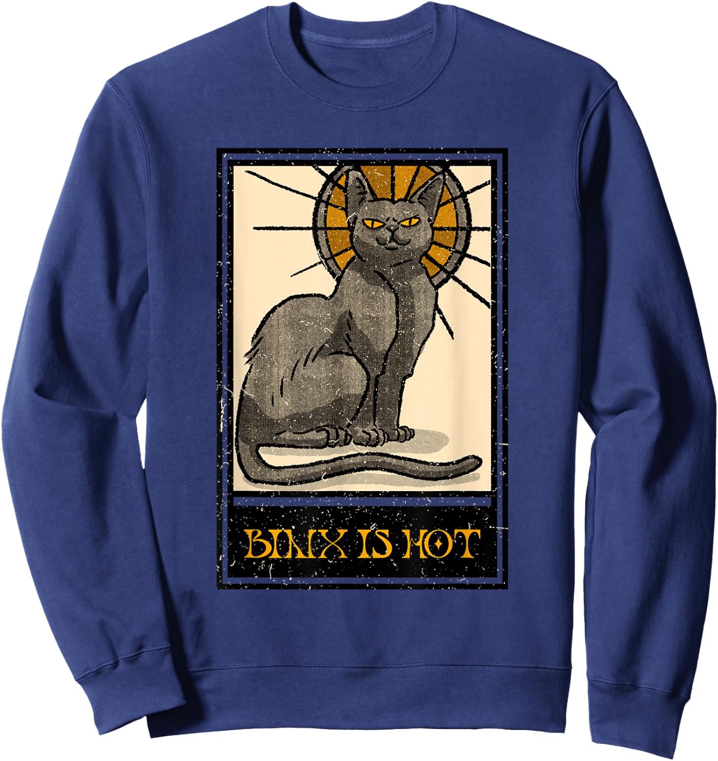 Thackery Binx Is Hot Funny It’s Just A Bunch Of Hocus Pocus Sweatshirt - Sweatshirt | Navy