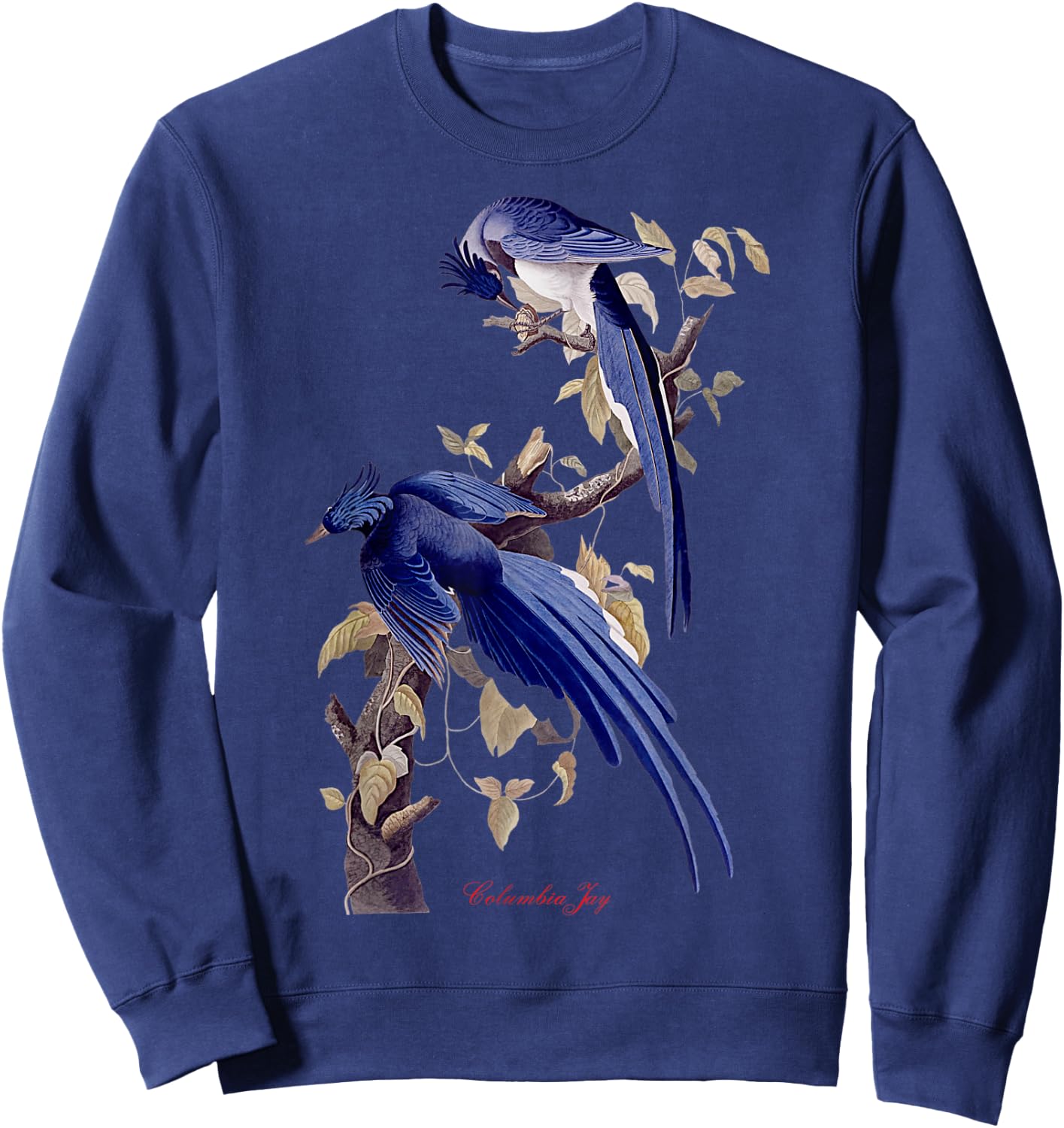 Audubon Columbia Jay North American Birds Education Nature Sweatshirt - Sweatshirt | Navy