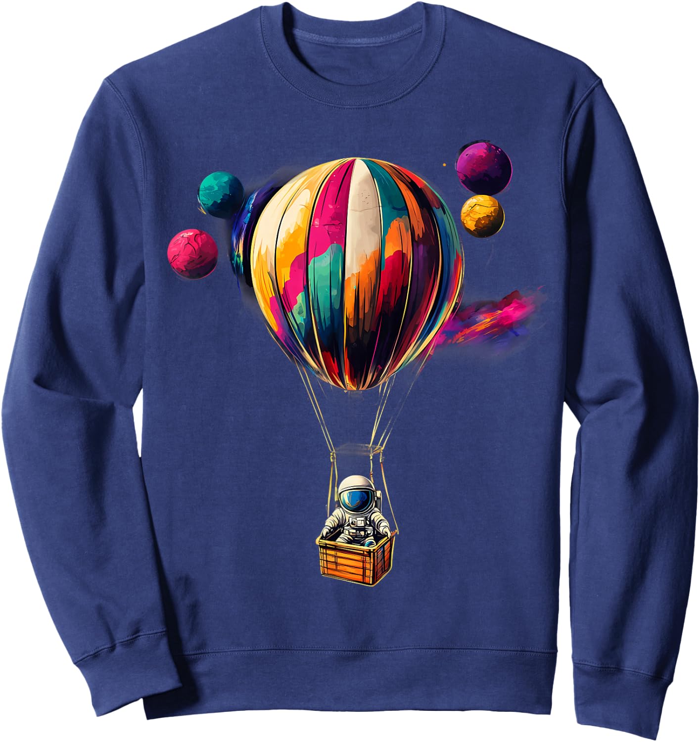 Hot Air Balloon Ride Festival Hot Air Ballooning Sweatshirt - Sweatshirt | Navy