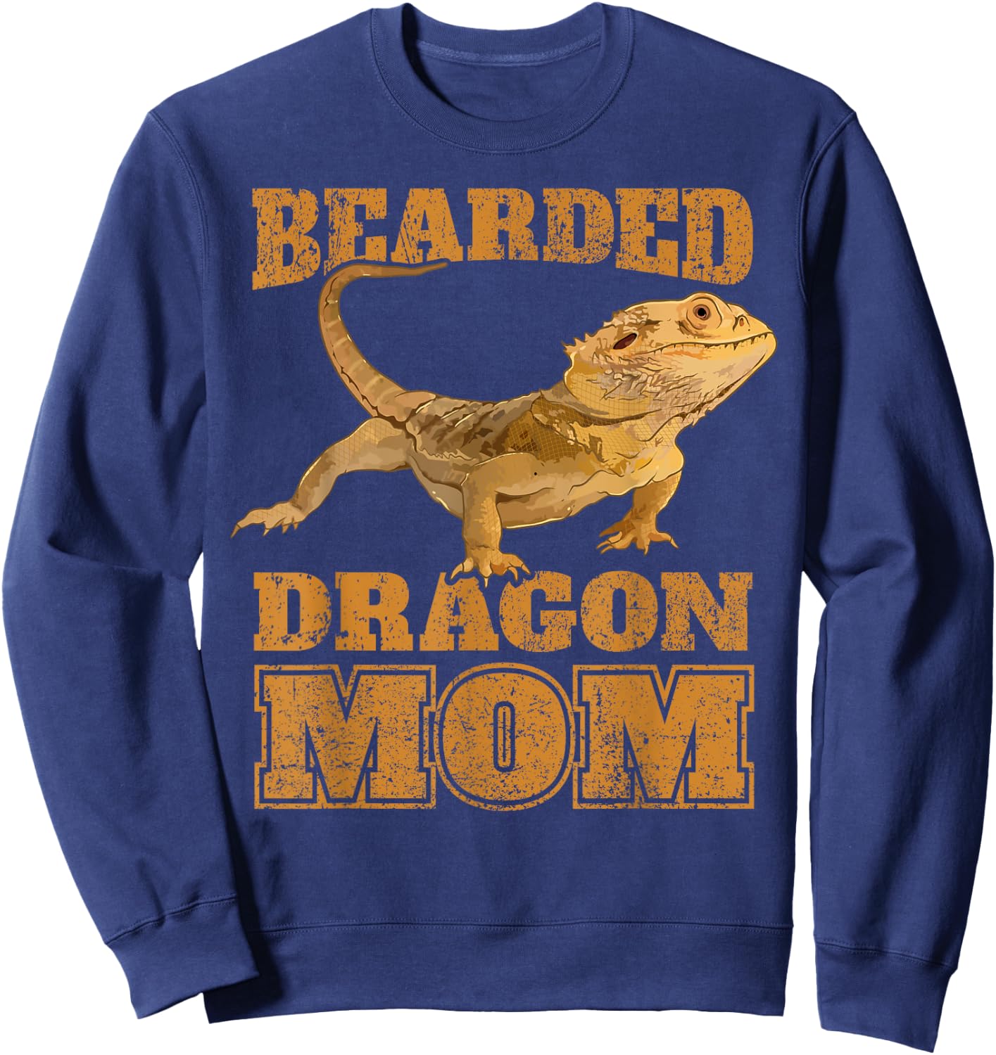 Cute Bearded Dragon Mom Mama Bearded Dragon Mother Sweatshirt - Sweatshirt | Navy