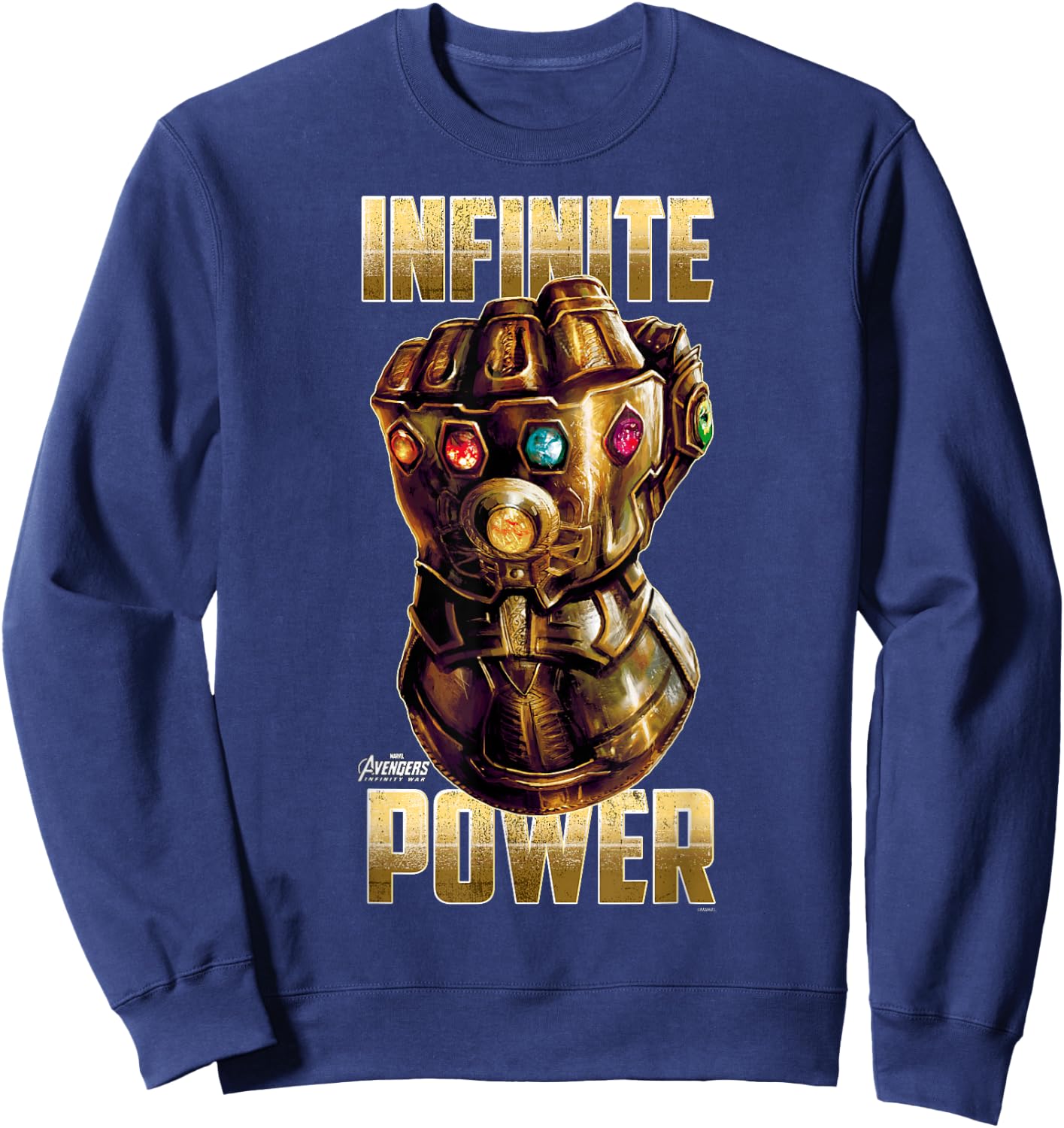 Marvel Avengers Infinity War Infinite Power Graphic Sweatshirt - Sweatshirt | Navy