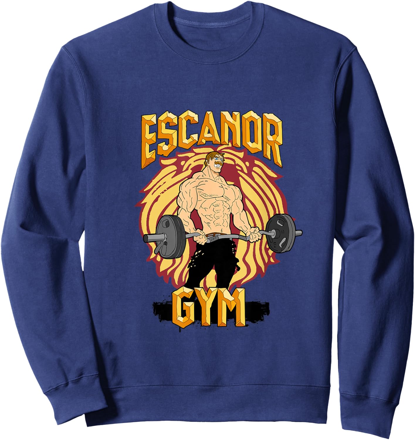 Escanor Gym Pride Sweatshirt - Sweatshirt | Navy