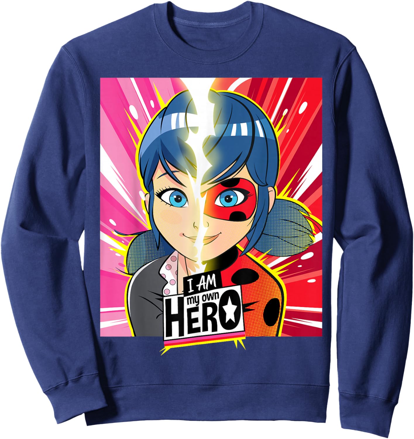 Miraculous Collection Ladybug My Own Hero Small Sweatshirt - Sweatshirt | Navy