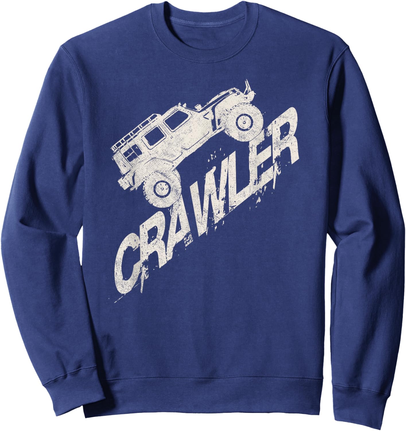 Crawler Rc Car Rock Scaler Scale Rc Offroad Truck Clawling Sweatshirt - Sweatshirt | Navy