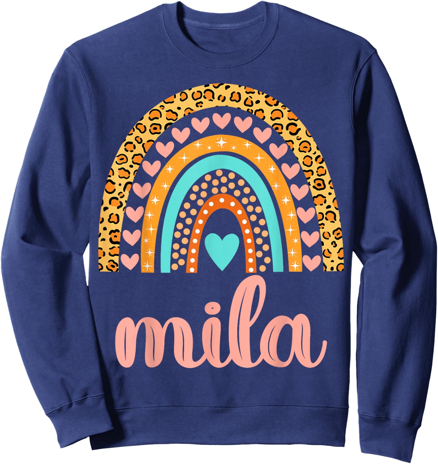 Mila Mila Name Birthday Shirt Gift Sweatshirt - Sweatshirt | Navy