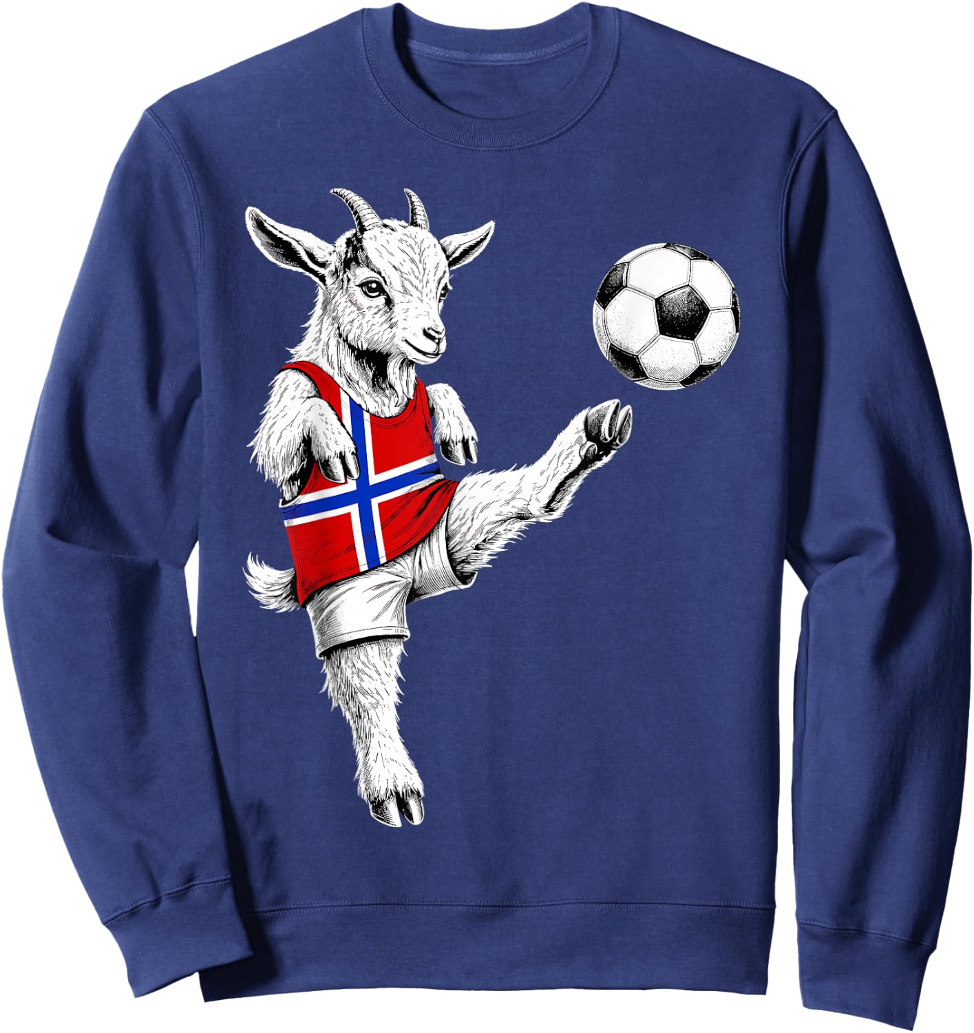 Norwegian Flag Men Women Kids Norway Sweatshirt - Sweatshirt | Navy