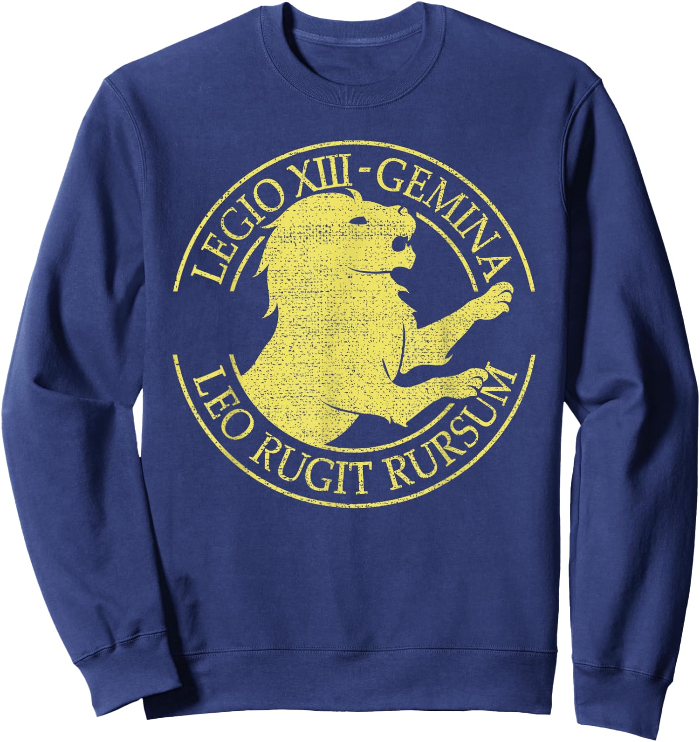 Legio XIII Gemina Roman Legion Empire Pedites Legionary Sweatshirt - Sweatshirt | Navy