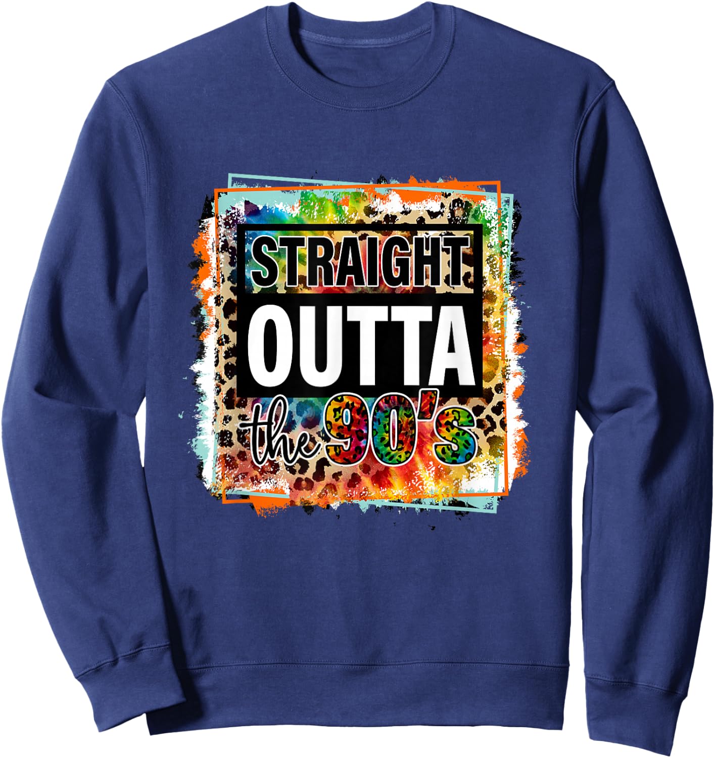 1990's 90s I Heart The Nineties Sweatshirt - Sweatshirt | Navy