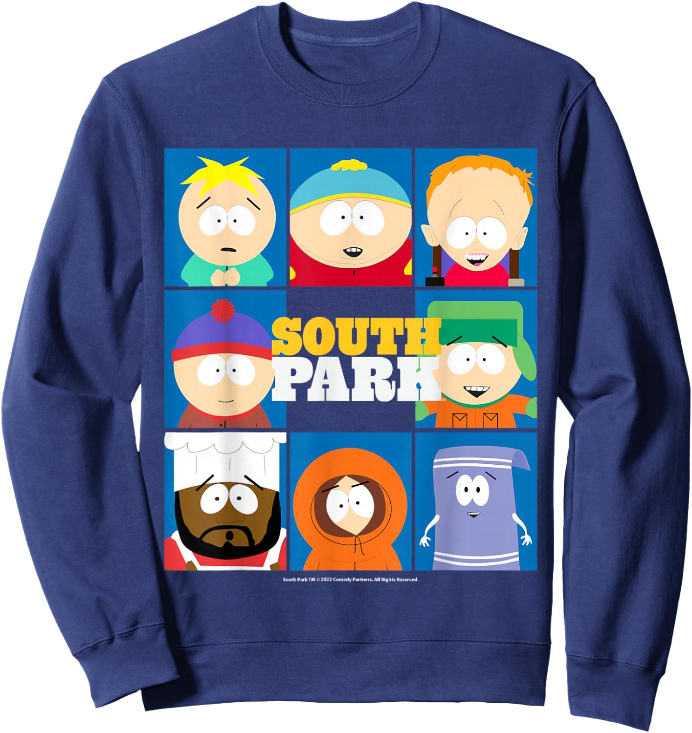 South Park Cast Framed Together Sweatshirt - Sweatshirt | Navy