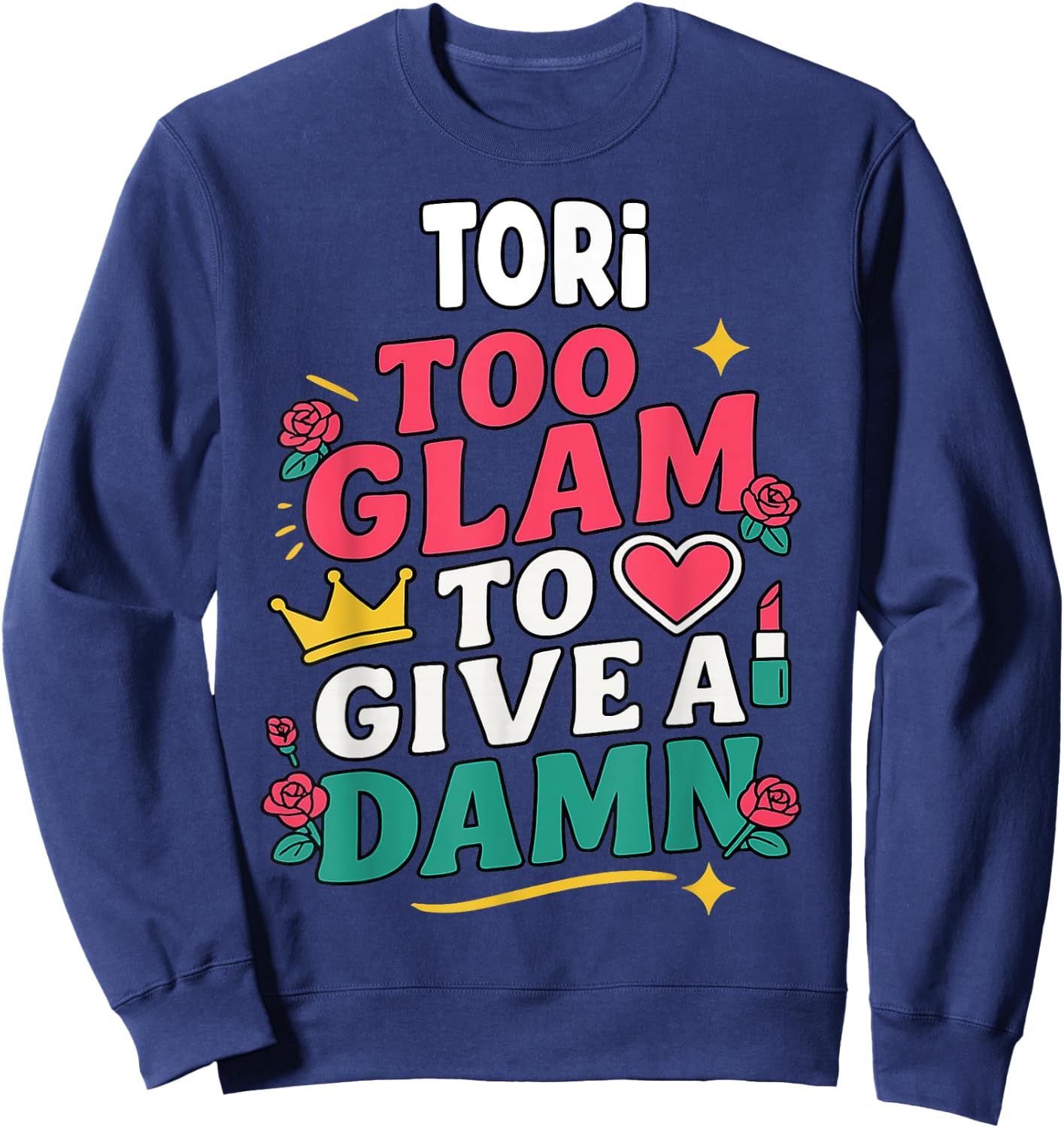 TORI Personalized Women's Gift Custom TORI Sweatshirt - Sweatshirt | Navy