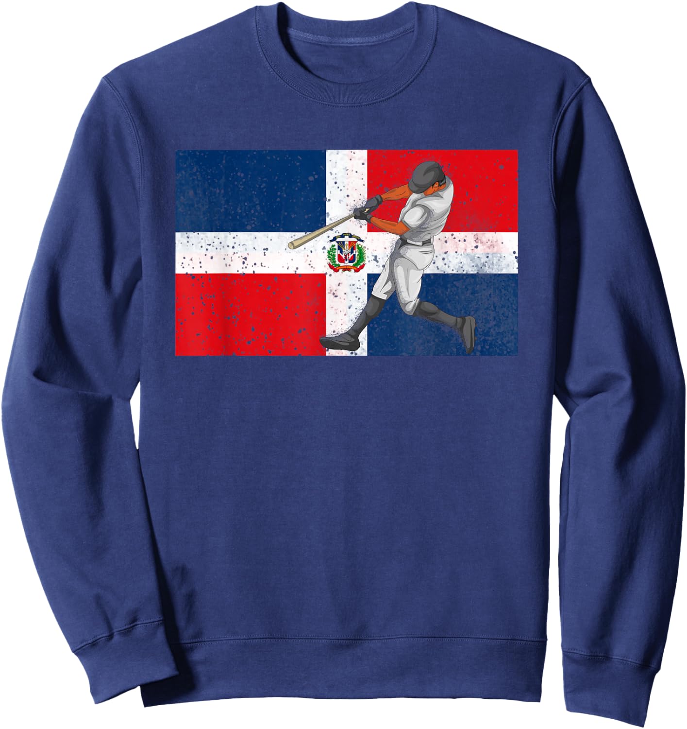 Dominican Republic Baseball Dominicana Sweatshirt - Sweatshirt | Navy