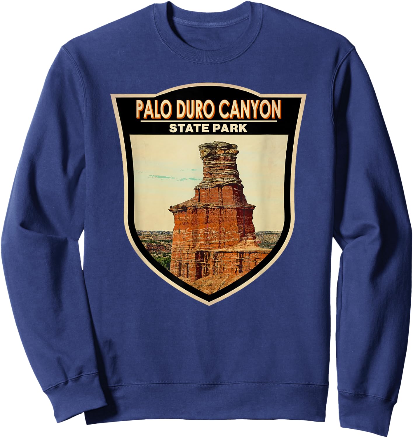 Palo Duro Canyon State Park Texas Vintage Sweatshirt - Sweatshirt | Navy