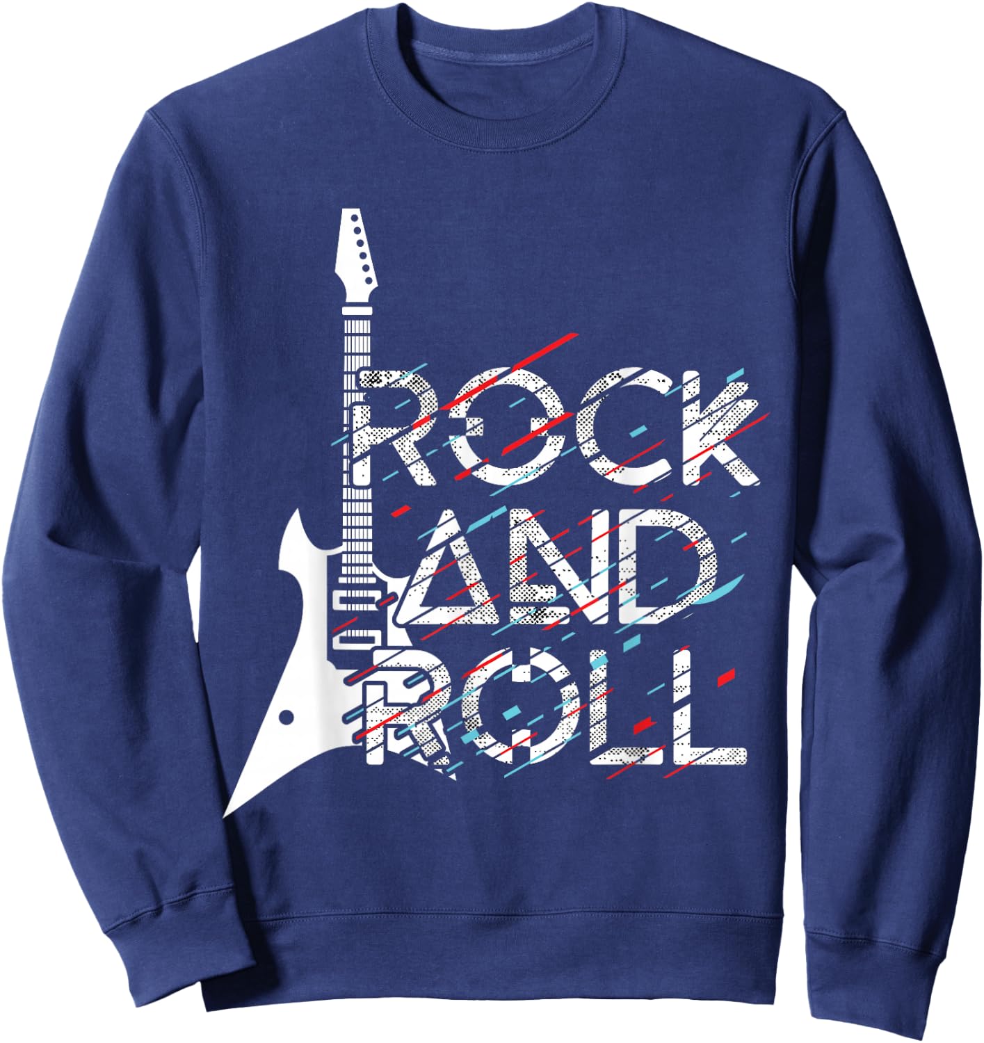 Vintage Retro Rock and roll Men, Women, Children Small Sweatshirt - Sweatshirt | Navy