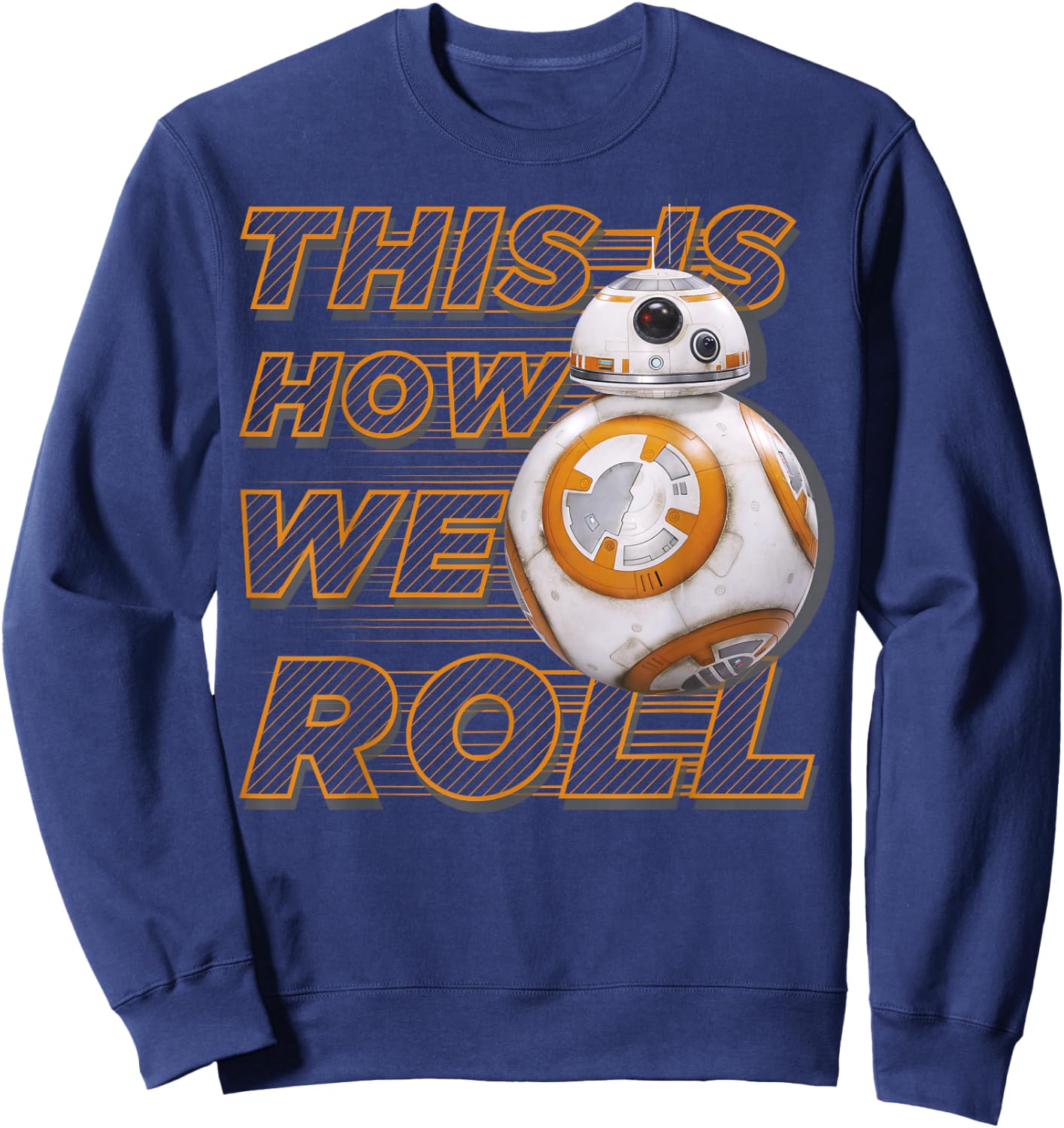 Star Wars BB-8 How We Roll Graphic Sweatshirt - Sweatshirt | Navy