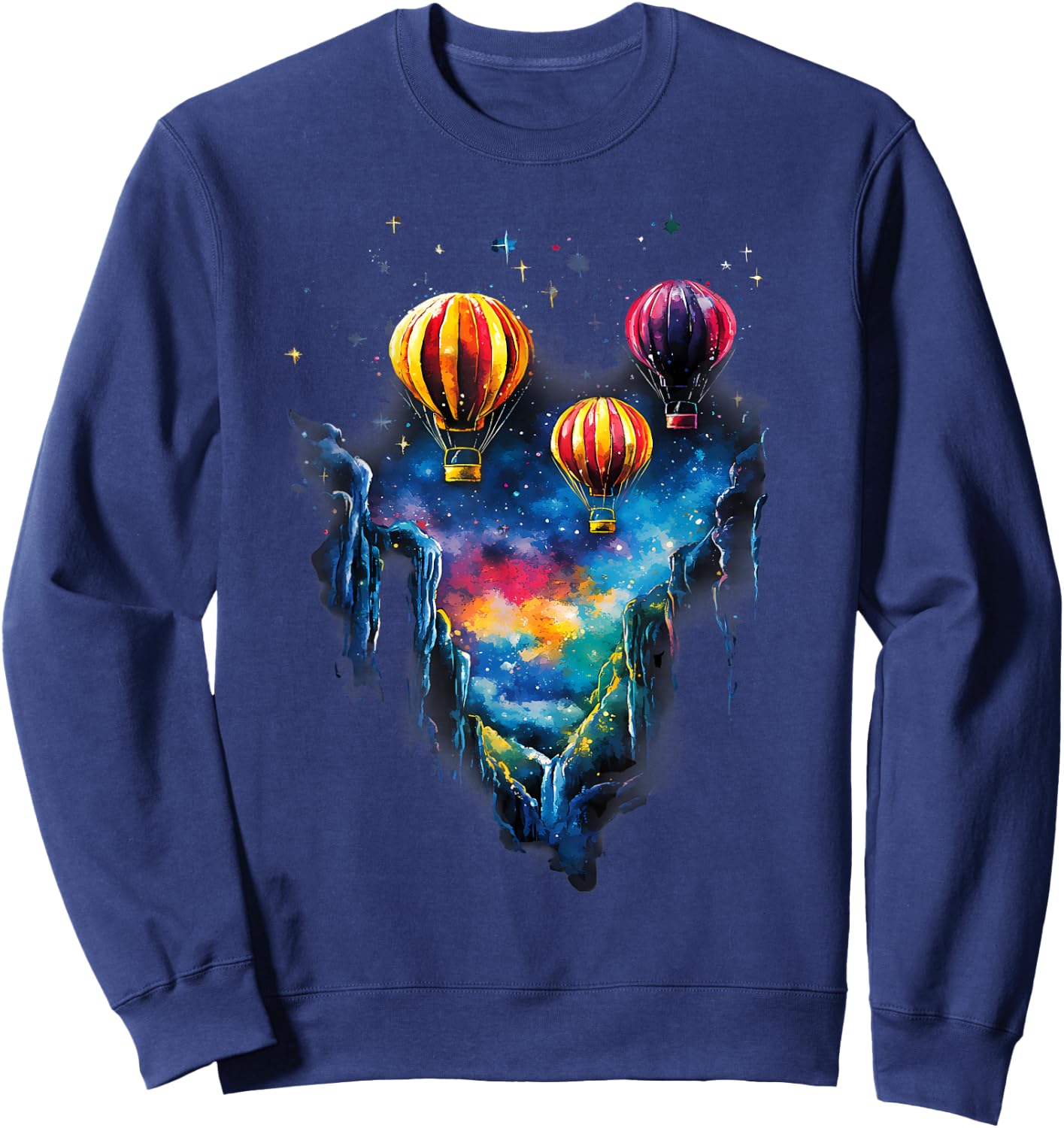 Hot Air Balloon Ride Festival Hot Air Ballooning Sweatshirt - Sweatshirt | Navy