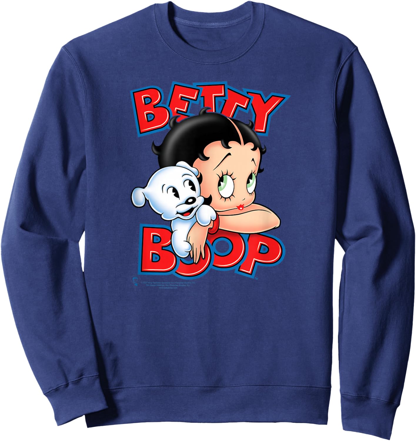 Betty Boop Forever Friends Sweatshirt - Sweatshirt | Navy