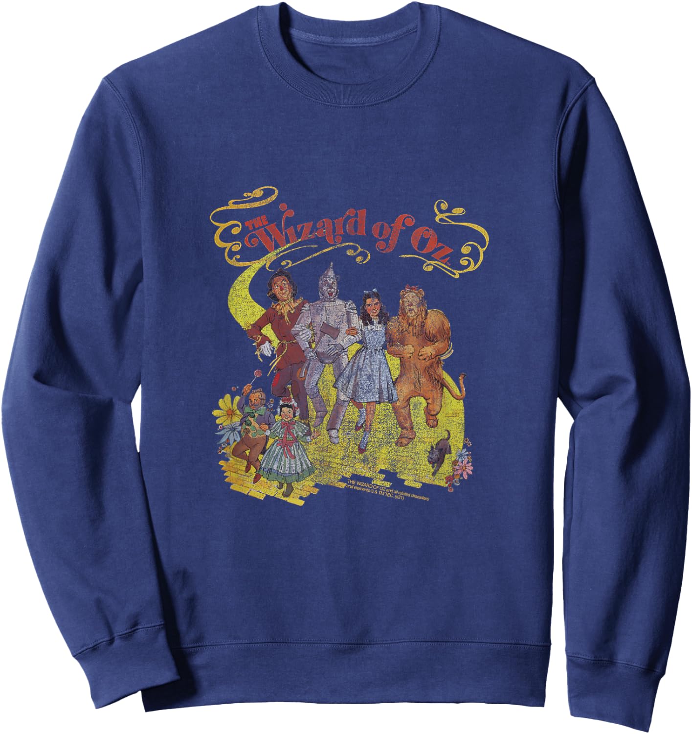 Wizard of OZ Group Poster Sweatshirt - Sweatshirt | Navy