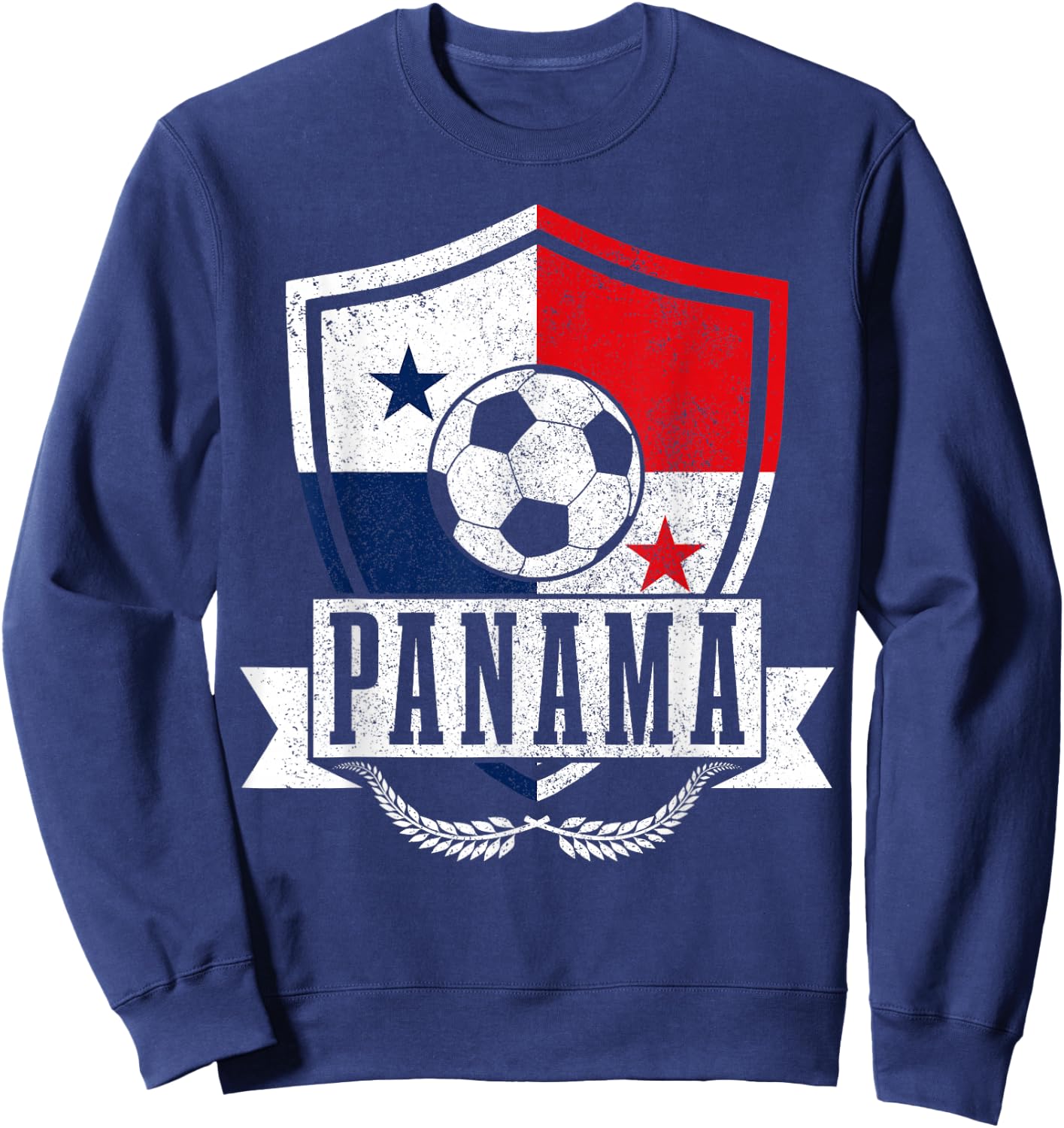 Panama Football Player Flag Sweatshirt - Sweatshirt | Navy