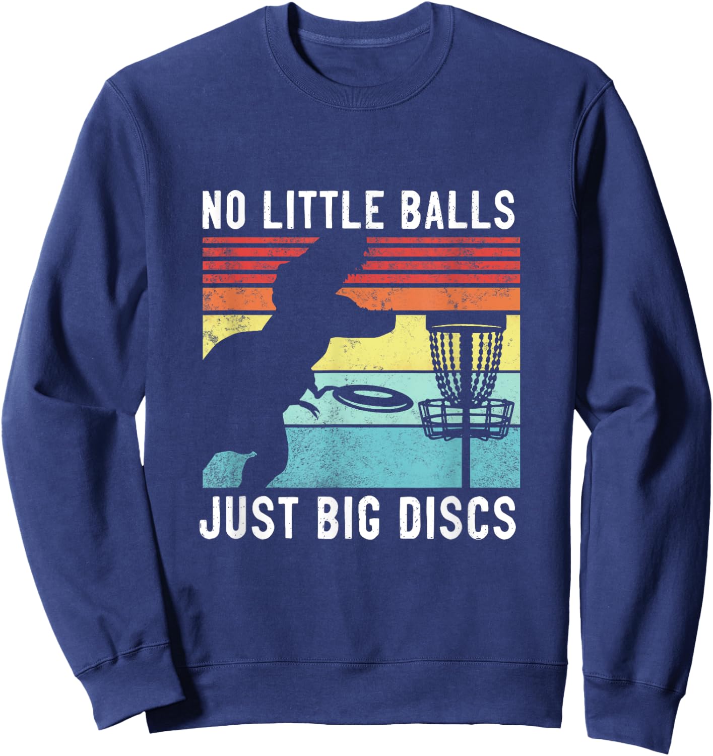 Funny Disc Golf Sweatshirt - Sweatshirt | Navy