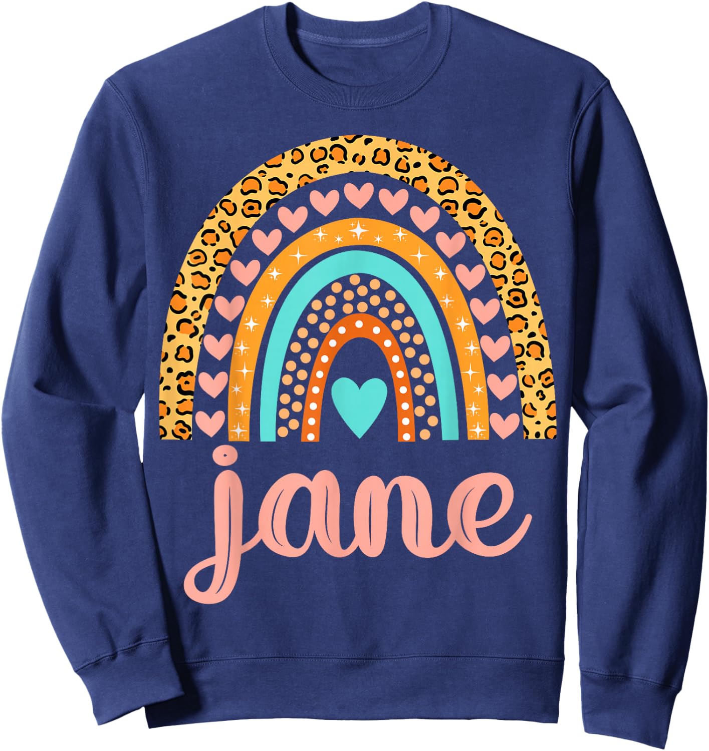 Jane Jane Name Birthday Shirt Gift Sweatshirt - Sweatshirt | Navy