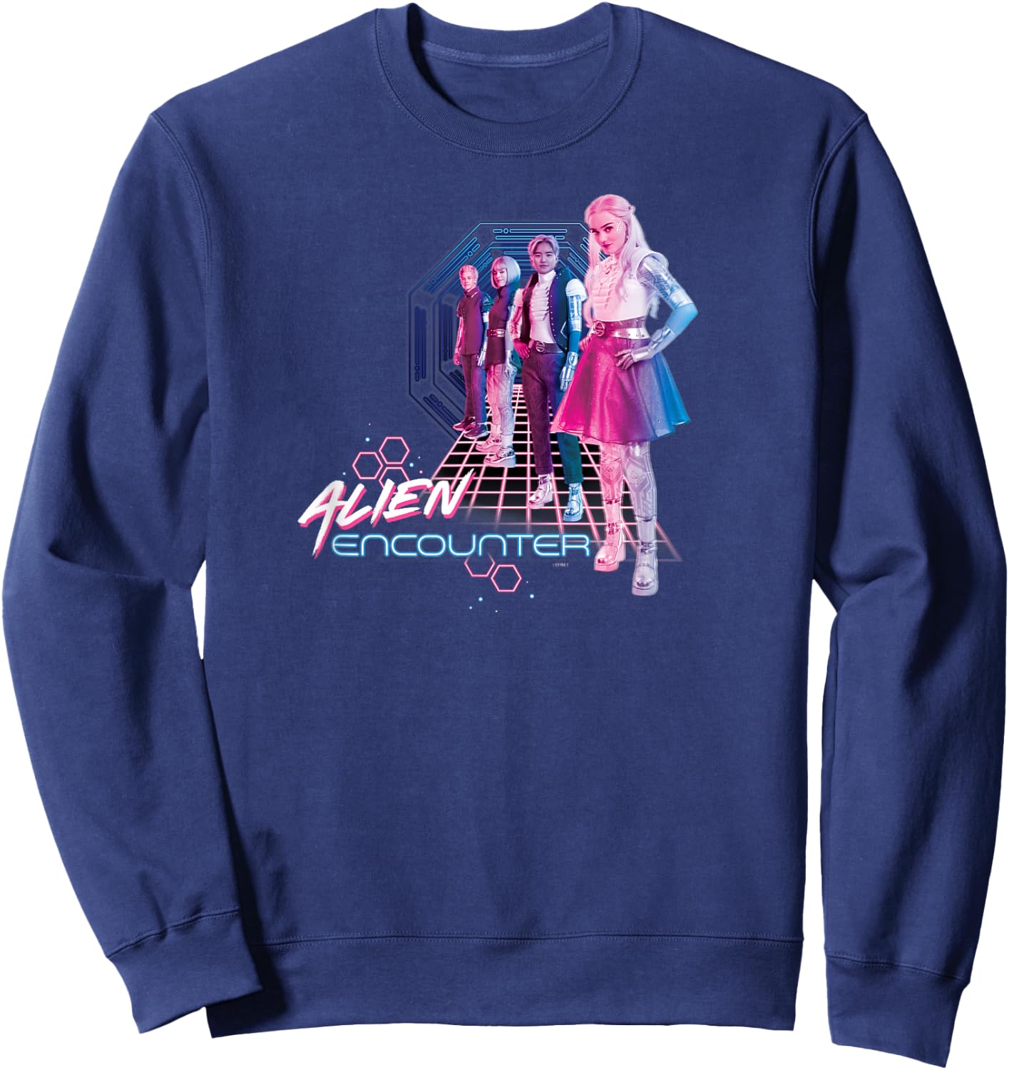 Disney Channel Zombies 3 Addison Alien Encounter Sweatshirt - Sweatshirt | Navy