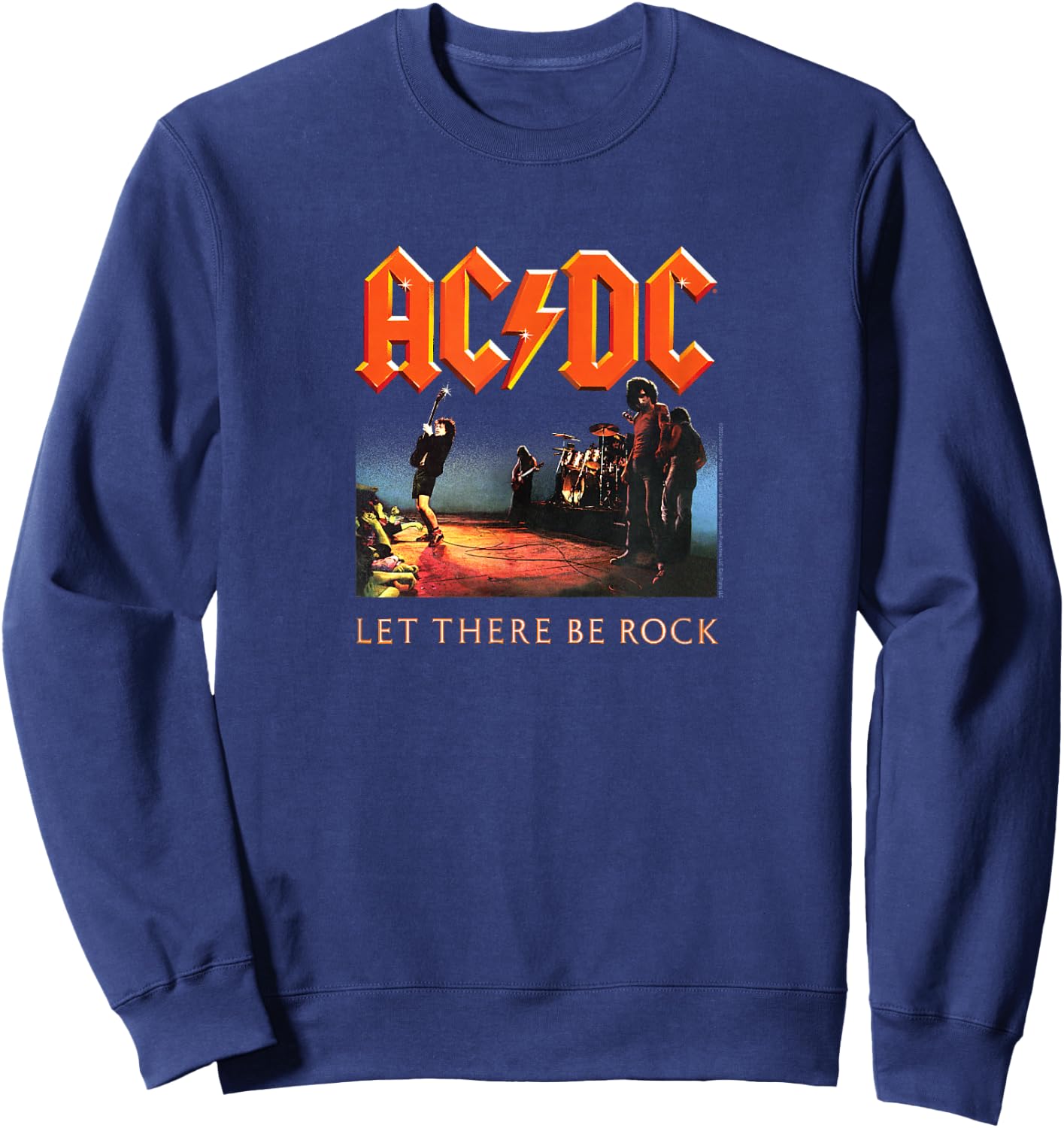 ACDC - Let There Be Rock Sweatshirt - Sweatshirt | Navy