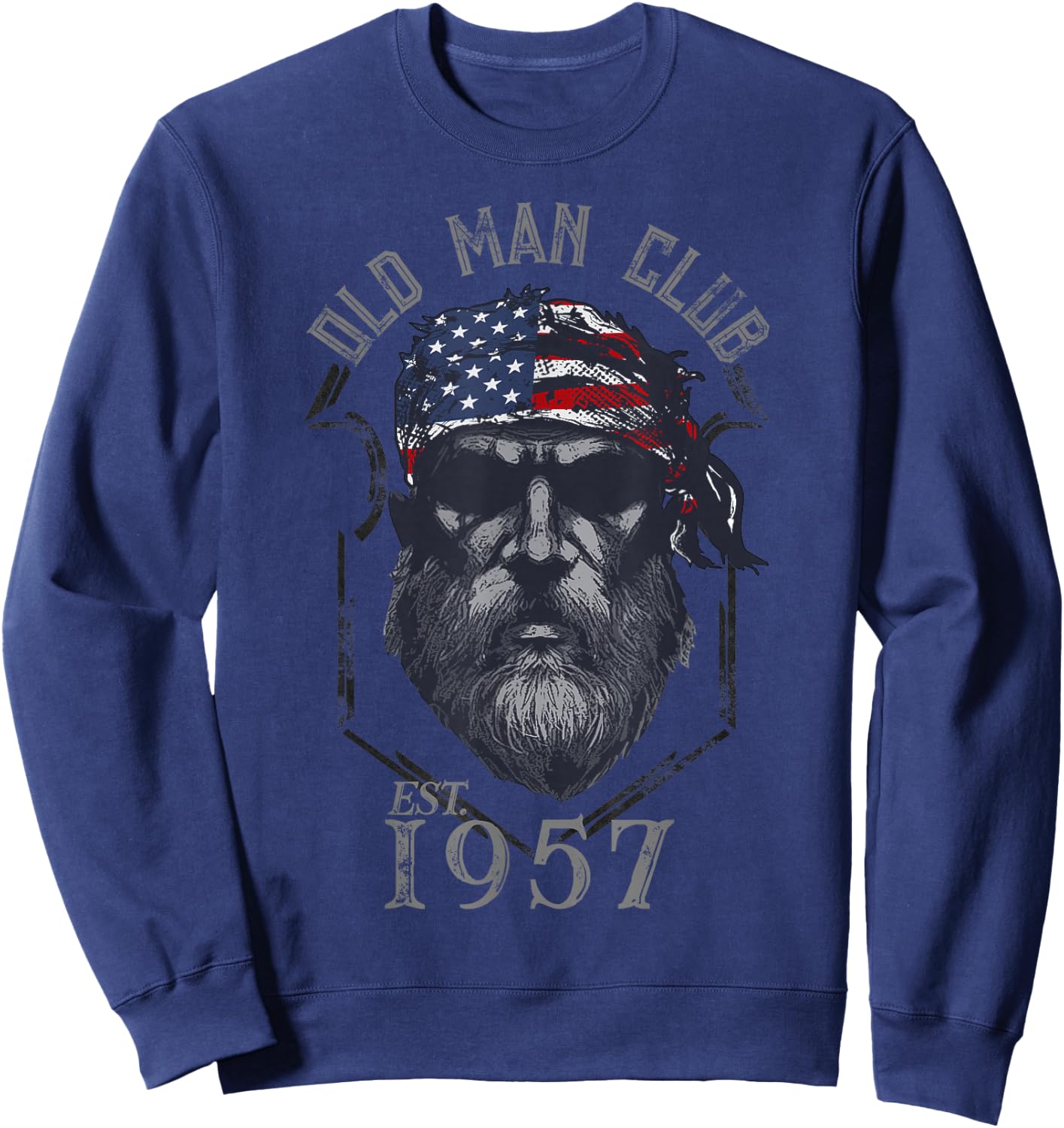 Old Man Club: Established 1957 Sweatshirt - Sweatshirt | Navy