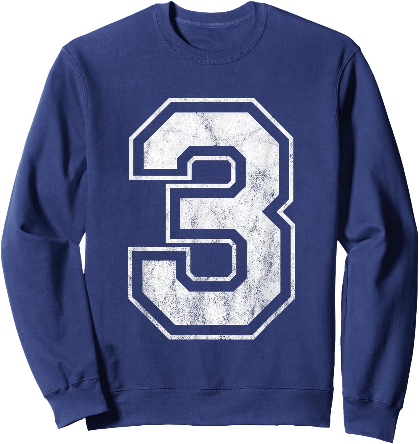 Number 3 Sweatshirt - Sweatshirt | Navy