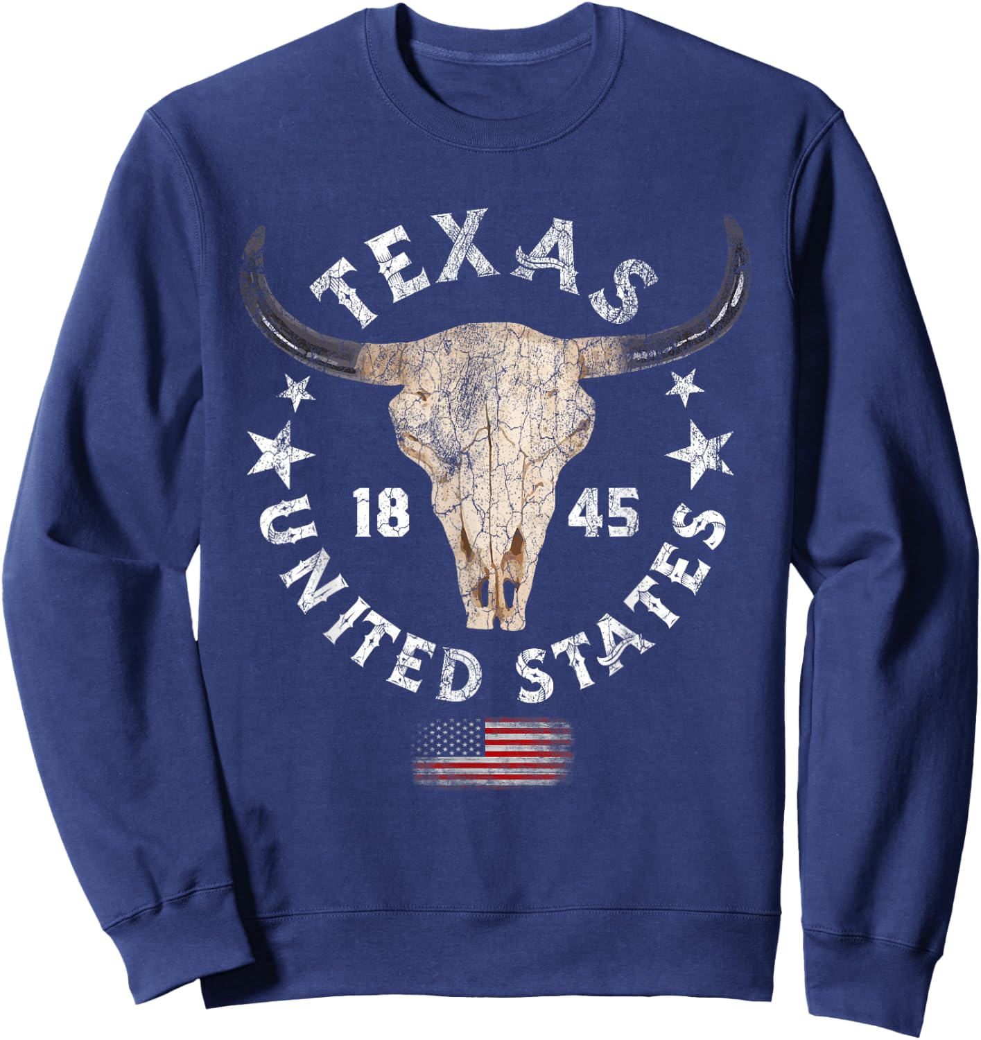 Texas - USA - Pride Since 1845 Texas Fan Sweatshirt - Sweatshirt | Navy