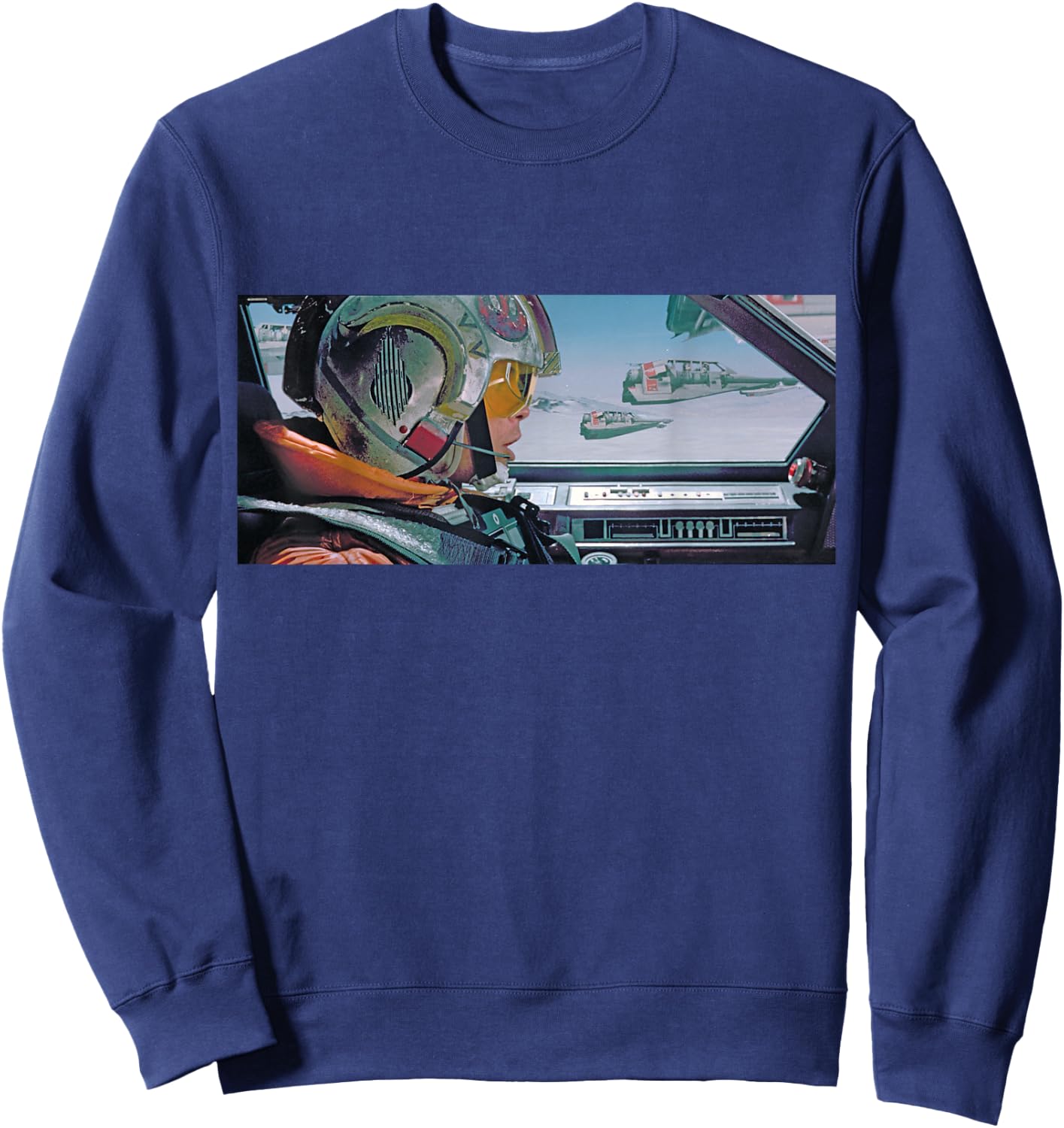 Star Wars Luke Skywalker X-Wing Fighter Pilot Sweatshirt - Sweatshirt | Navy