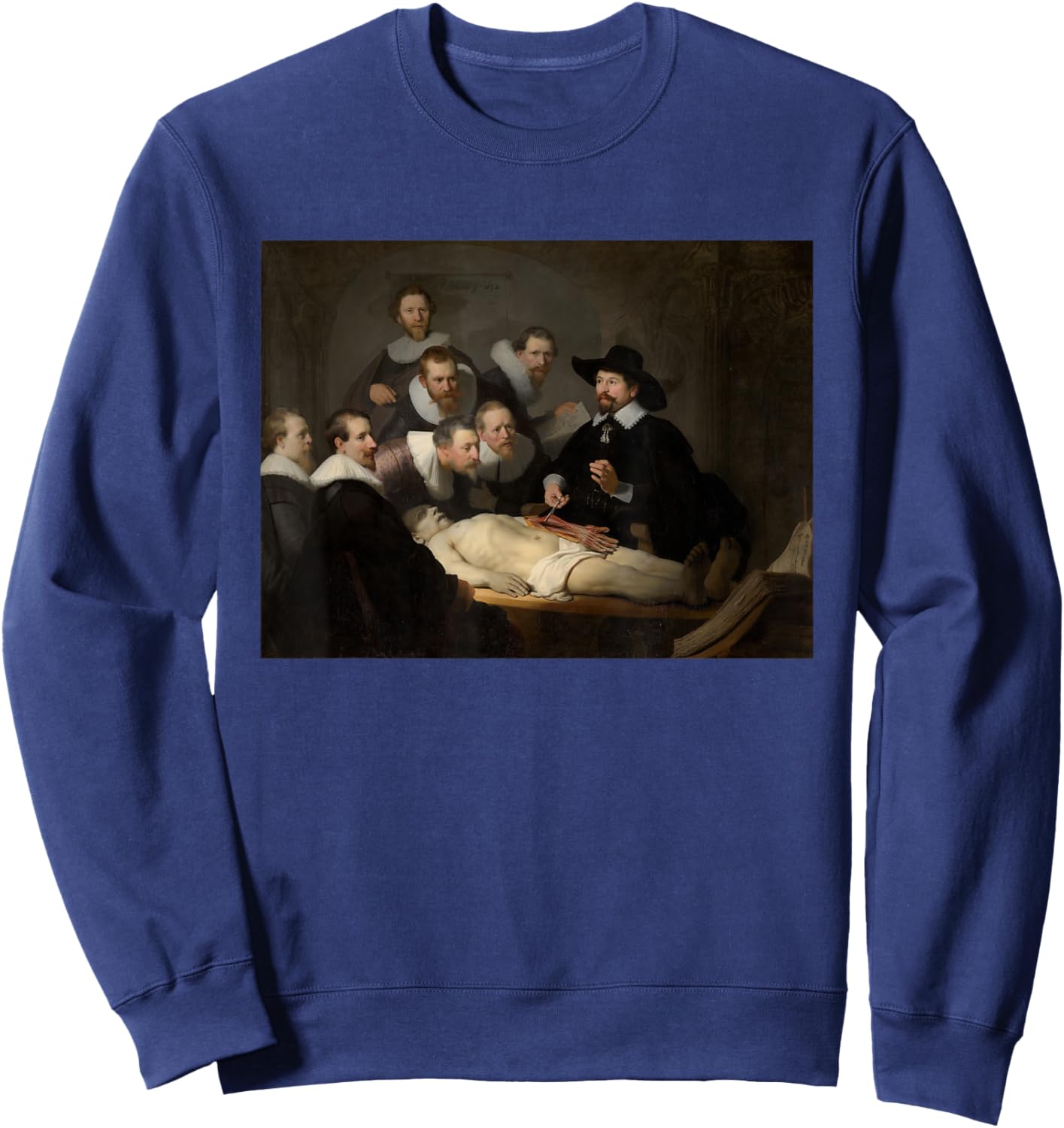 Rembrandt van Rijn's The Anatomy Lesson of Dr. Nicolaes Tulp Sweatshirt - Sweatshirt | Navy