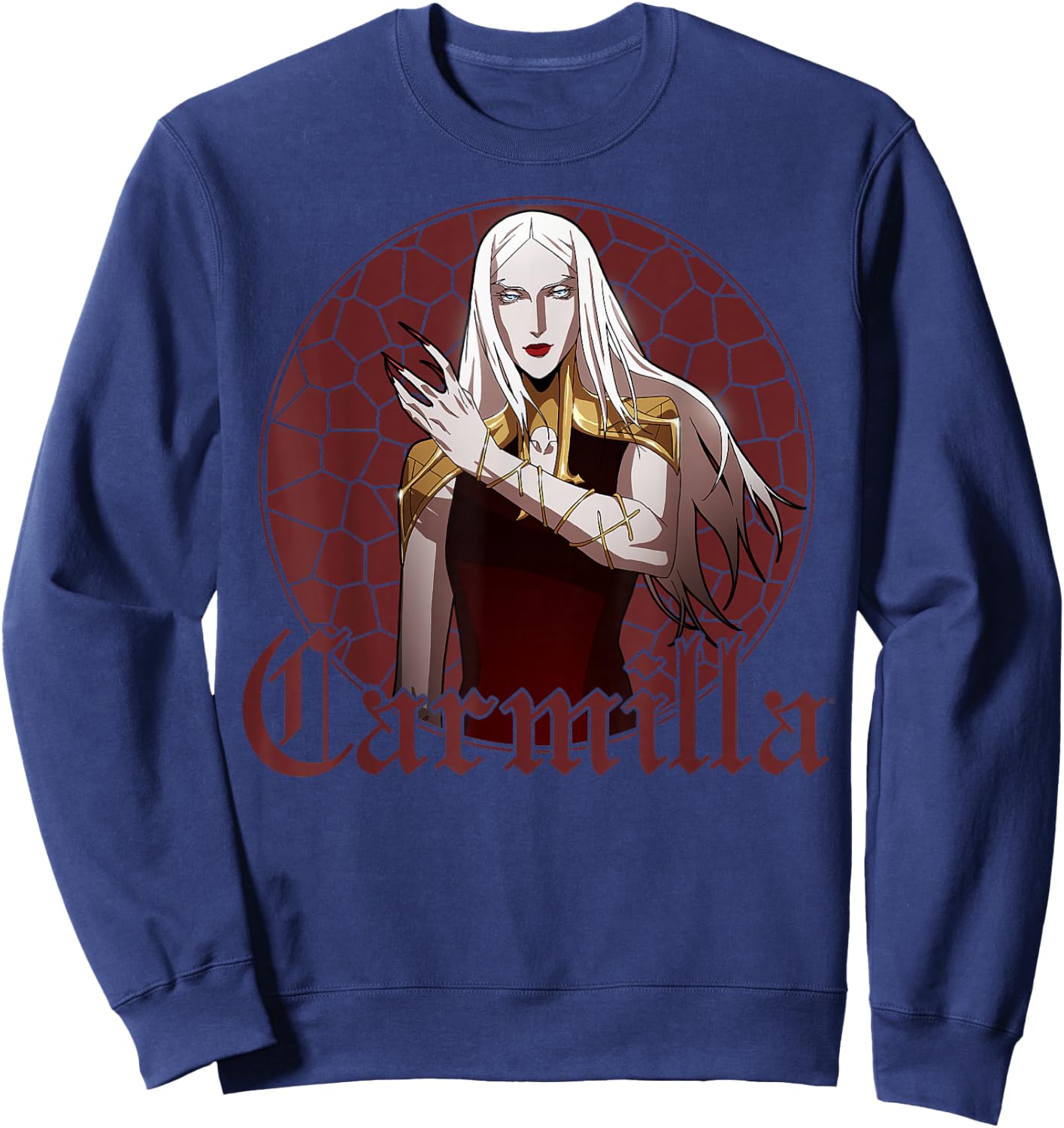 Netflix Castlevania Carmilla Portrait Sweatshirt - Sweatshirt | Navy