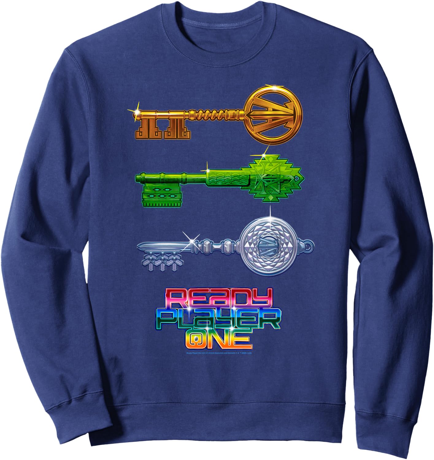 Ready Player One Keys Sweatshirt - Sweatshirt | Navy