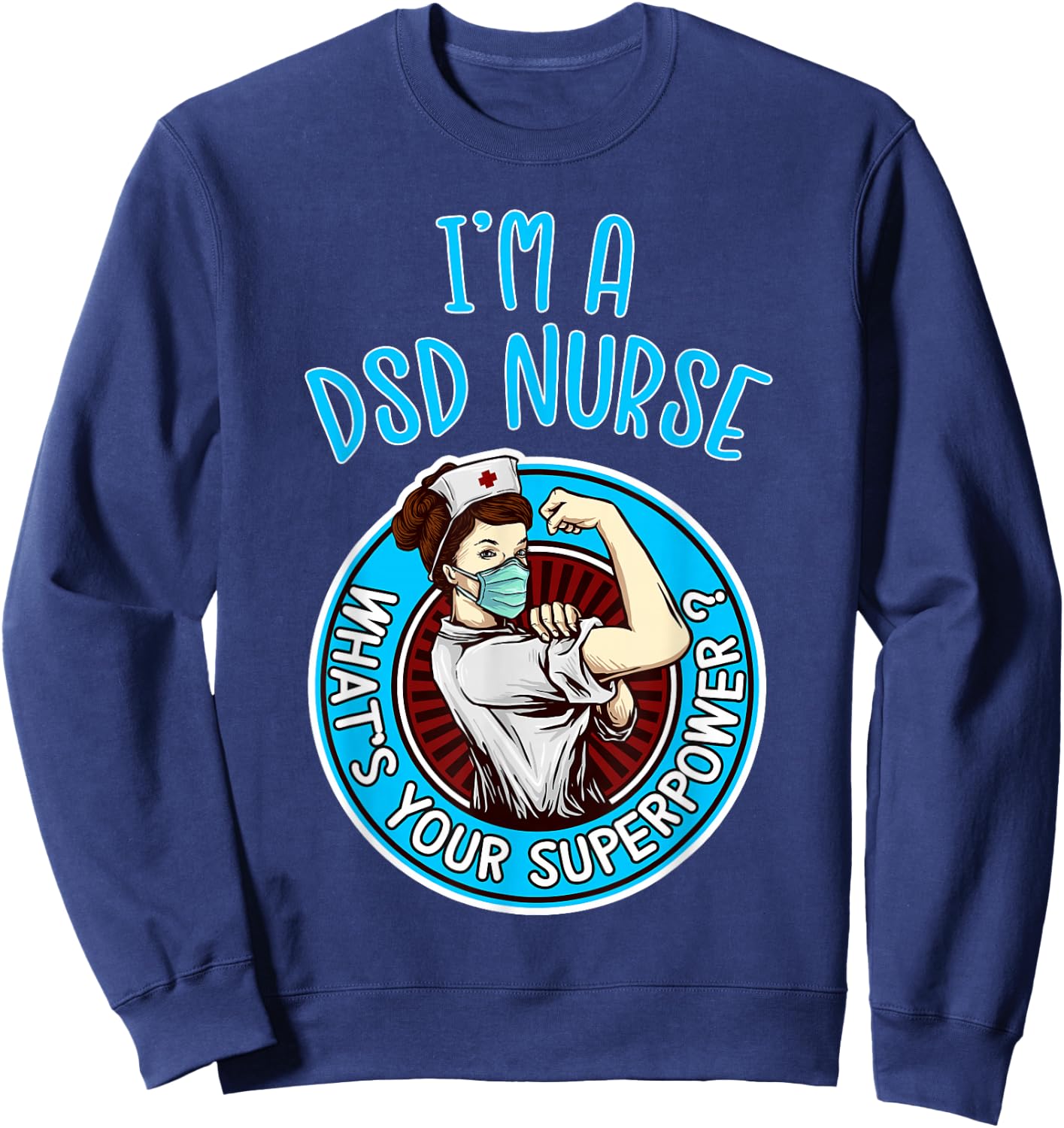 DSD Nurse Women Nursing Apparel And Items Sweatshirt - Sweatshirt | Navy