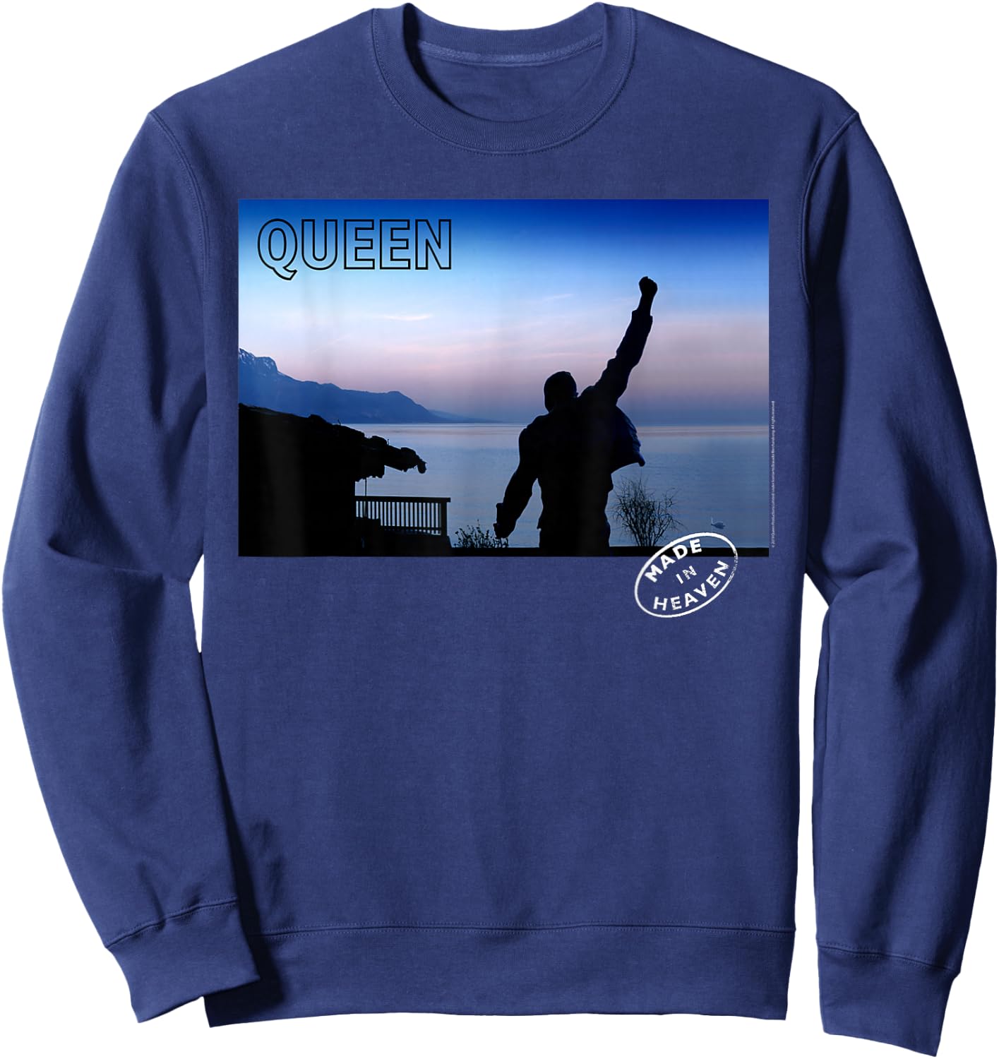 Queen Official Made in Heaven Photo Sweatshirt - Sweatshirt | Navy