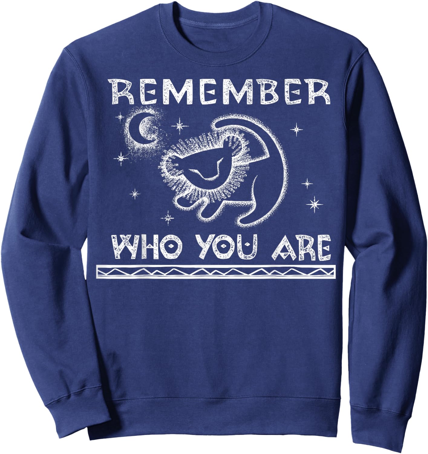 Disney Lion King Remember Who You Are Painting Sweatshirt - Sweatshirt | Navy