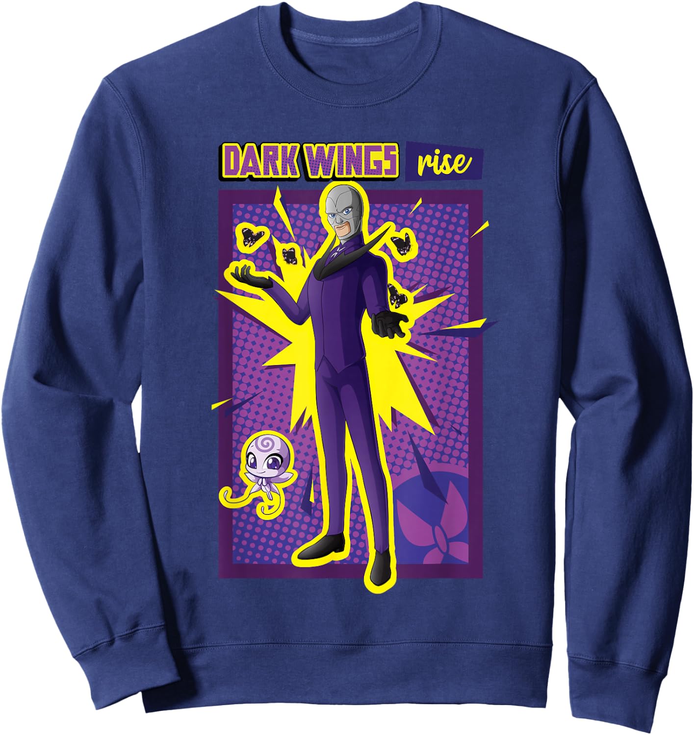 Miraculous Collection Hawk Moth Focus Sweatshirt - Sweatshirt | Navy