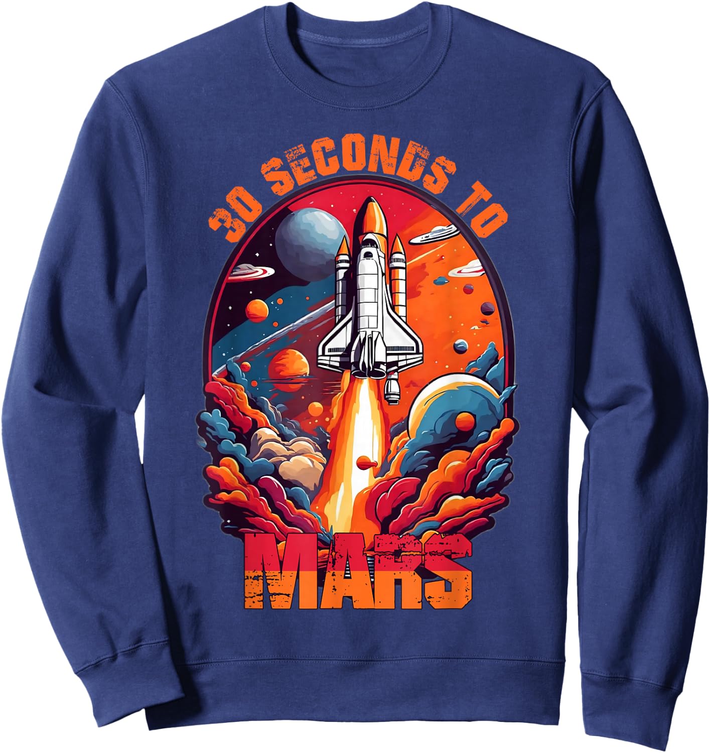 30 Seconds To Mars Sweatshirt - Sweatshirt | Navy
