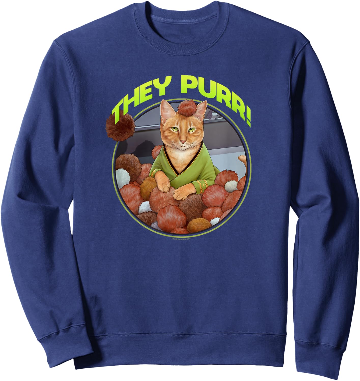 Star Trek They Purr Sweatshirt - Sweatshirt | Navy